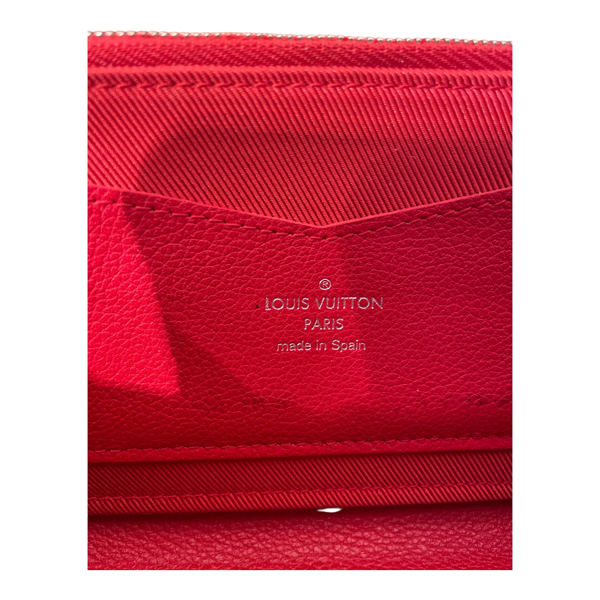 LOUIS VUITTON/Long Wallet/L/Leather/RED/LOCK ME II CALFSKIN view 5