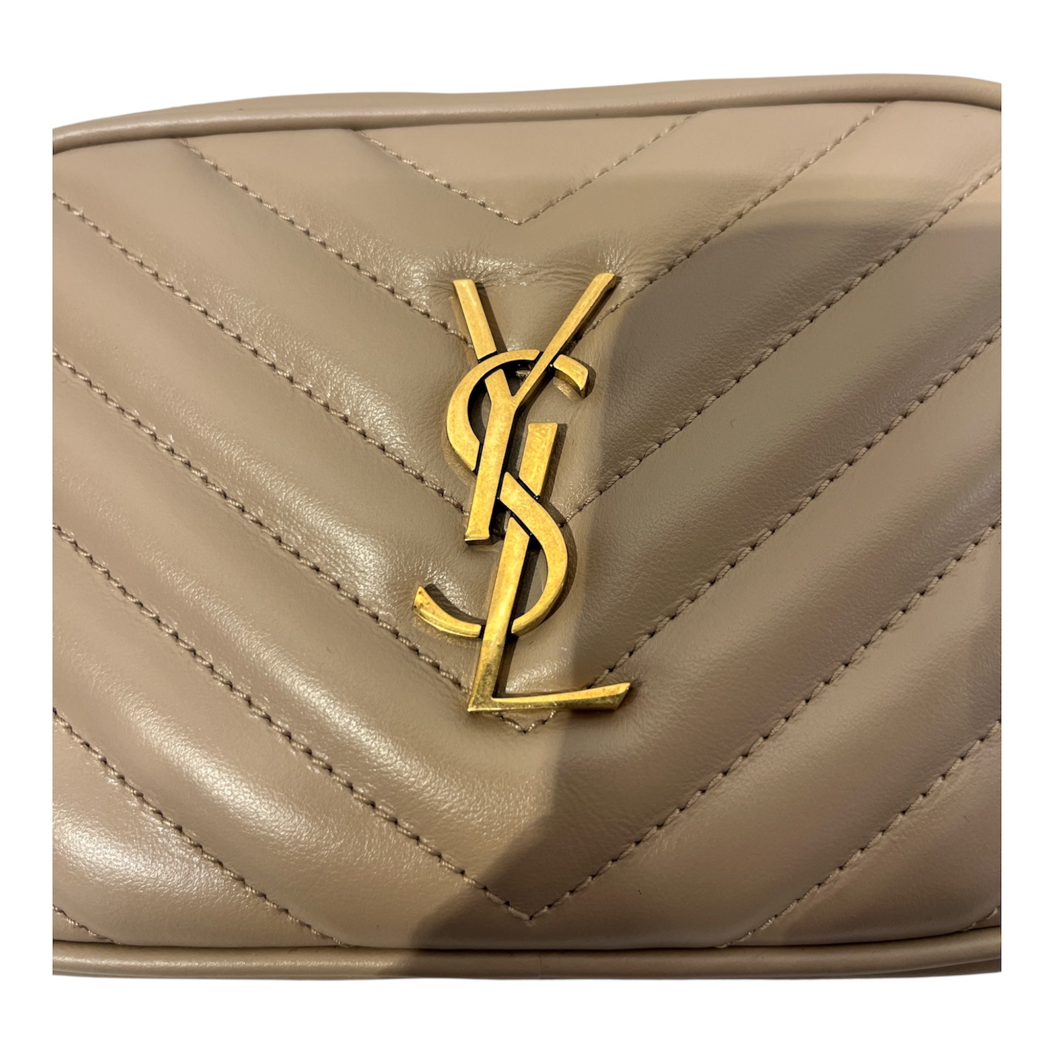 YVES SAINT LAURENT/Fanny Pack/Leather/BEG/LOU CAMERA BAG view 5