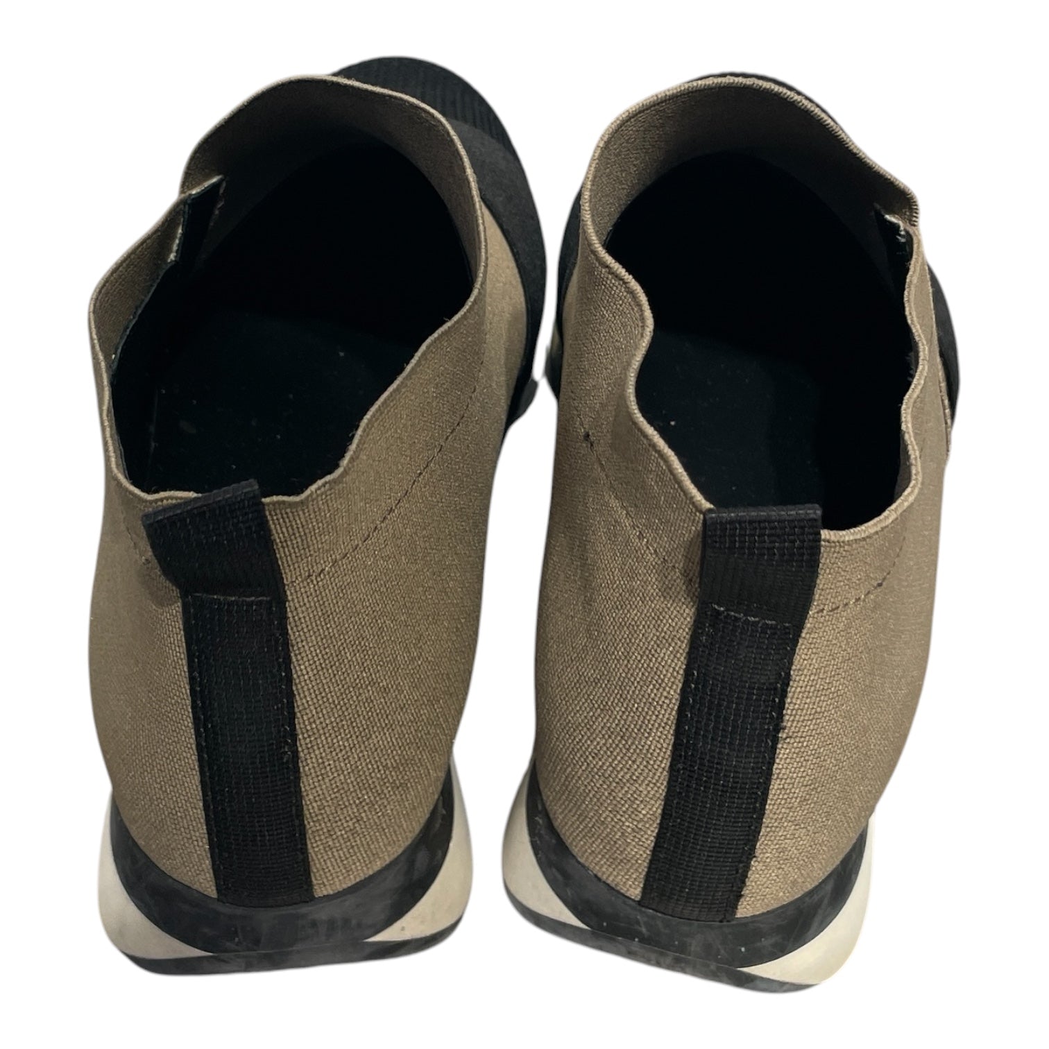 BALENCIAGA/Low-Sneakers/US 6/Cotton/BEG/race runner/elastic side view 3