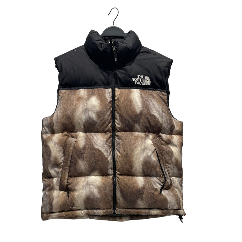 Supreme/THE NORTH FACE/Puffer Vest/M/Animal Pattern/Polyester/BEG/ Fur –  2nd STREET USA