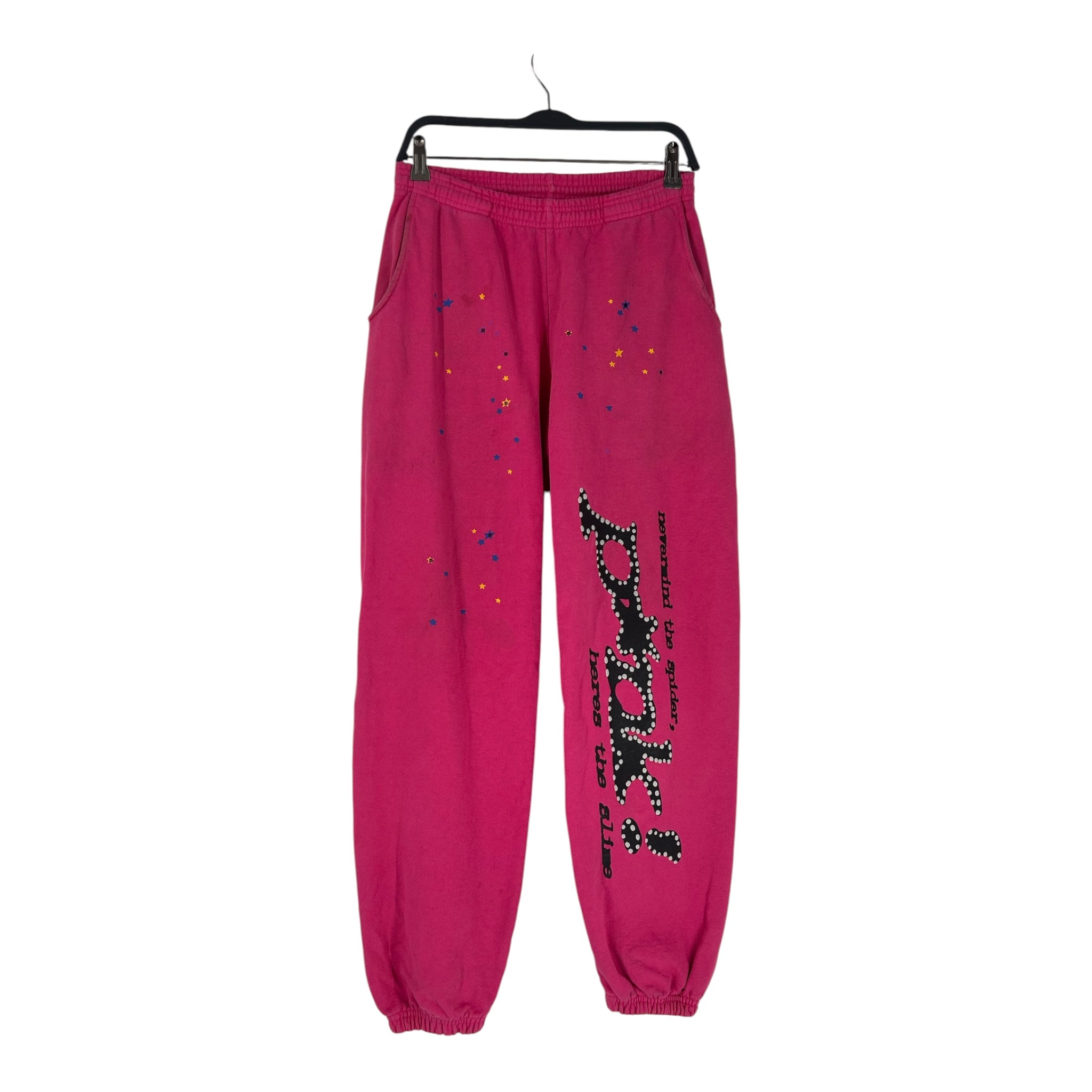 Sp5der/Straight Pants/S/Cotton/PNK/PINK! HERES THE SLIME view 1