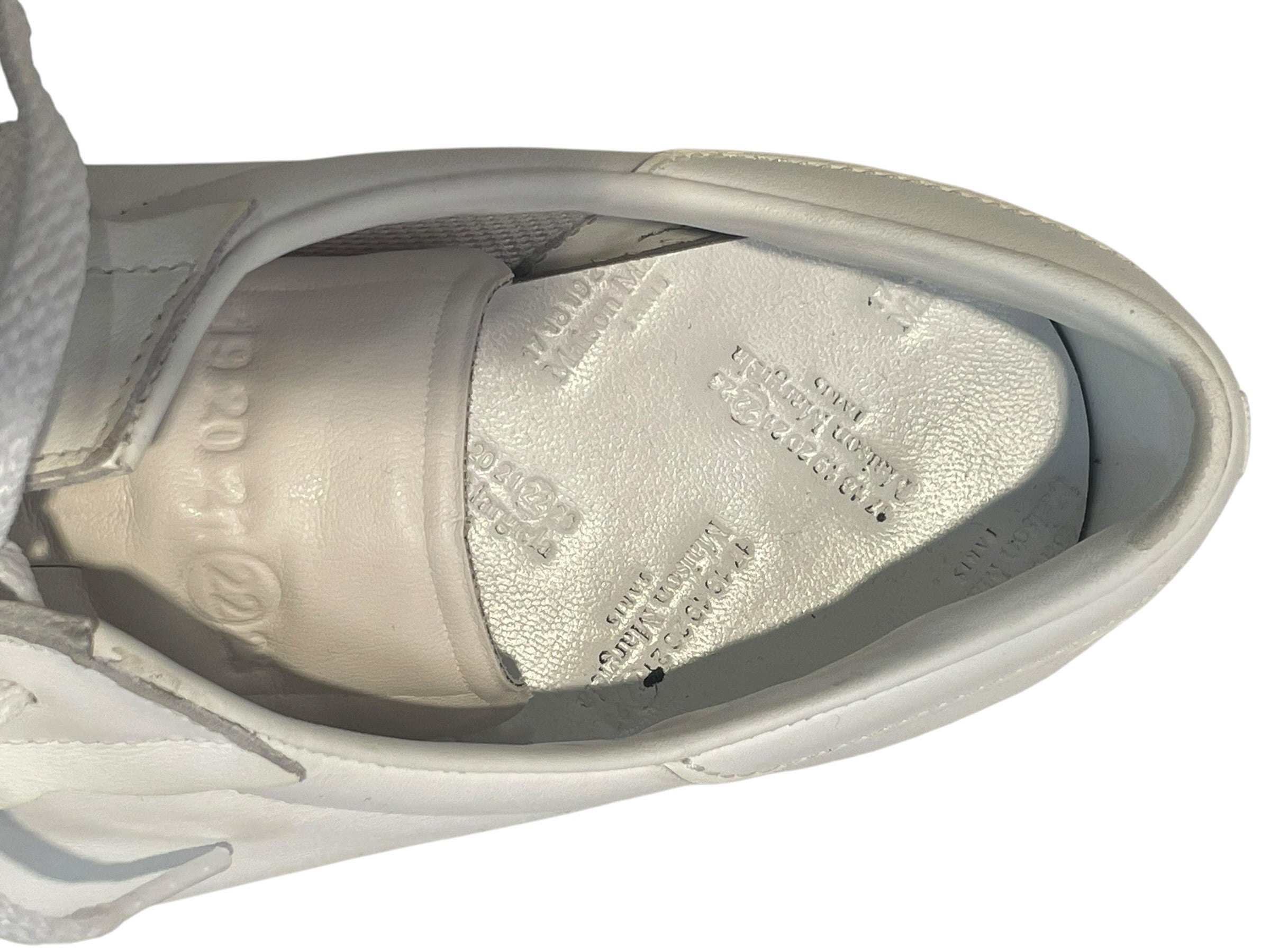 Maison Margiela/Low-Sneakers/EU 45/Leather/WHT/1 stitch heel/khk bottom/22 ci view 8