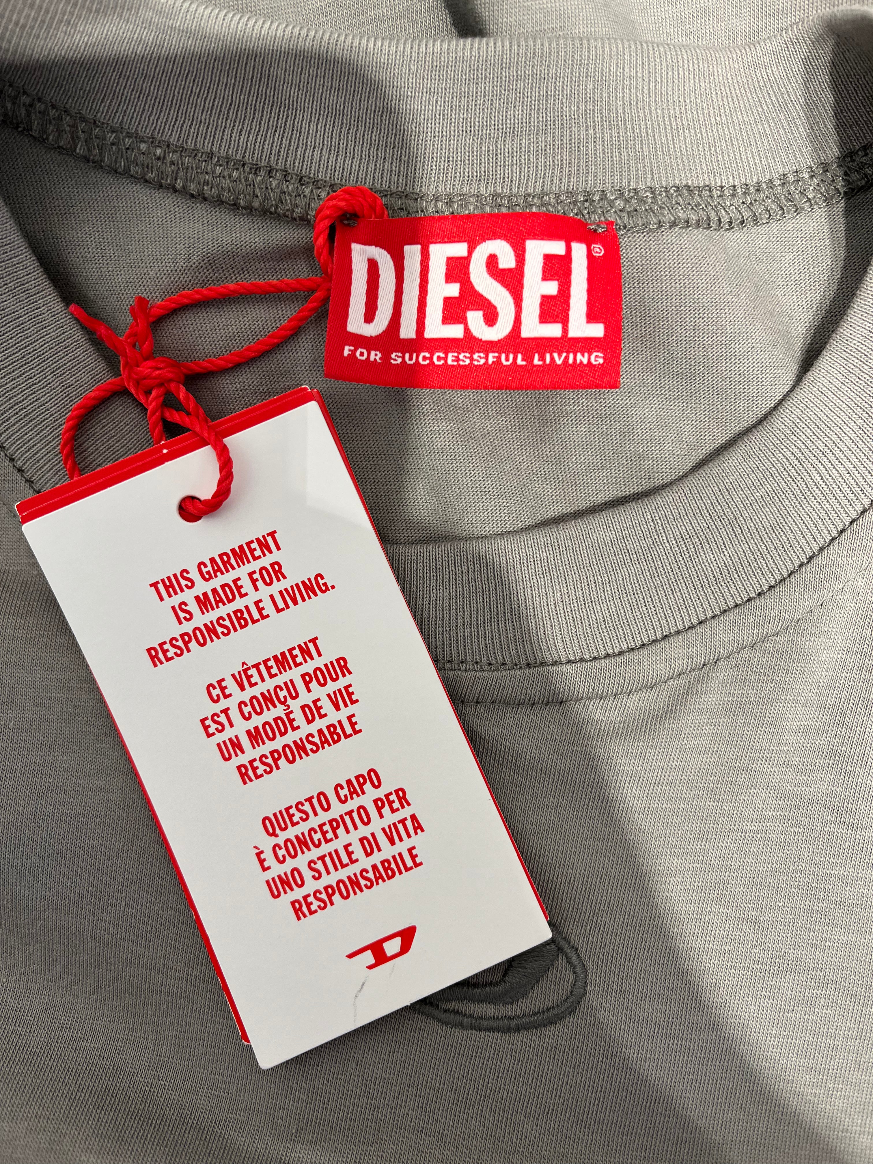 DIESEL/SS Dress/XXS/Cotton/GRY/ view 3