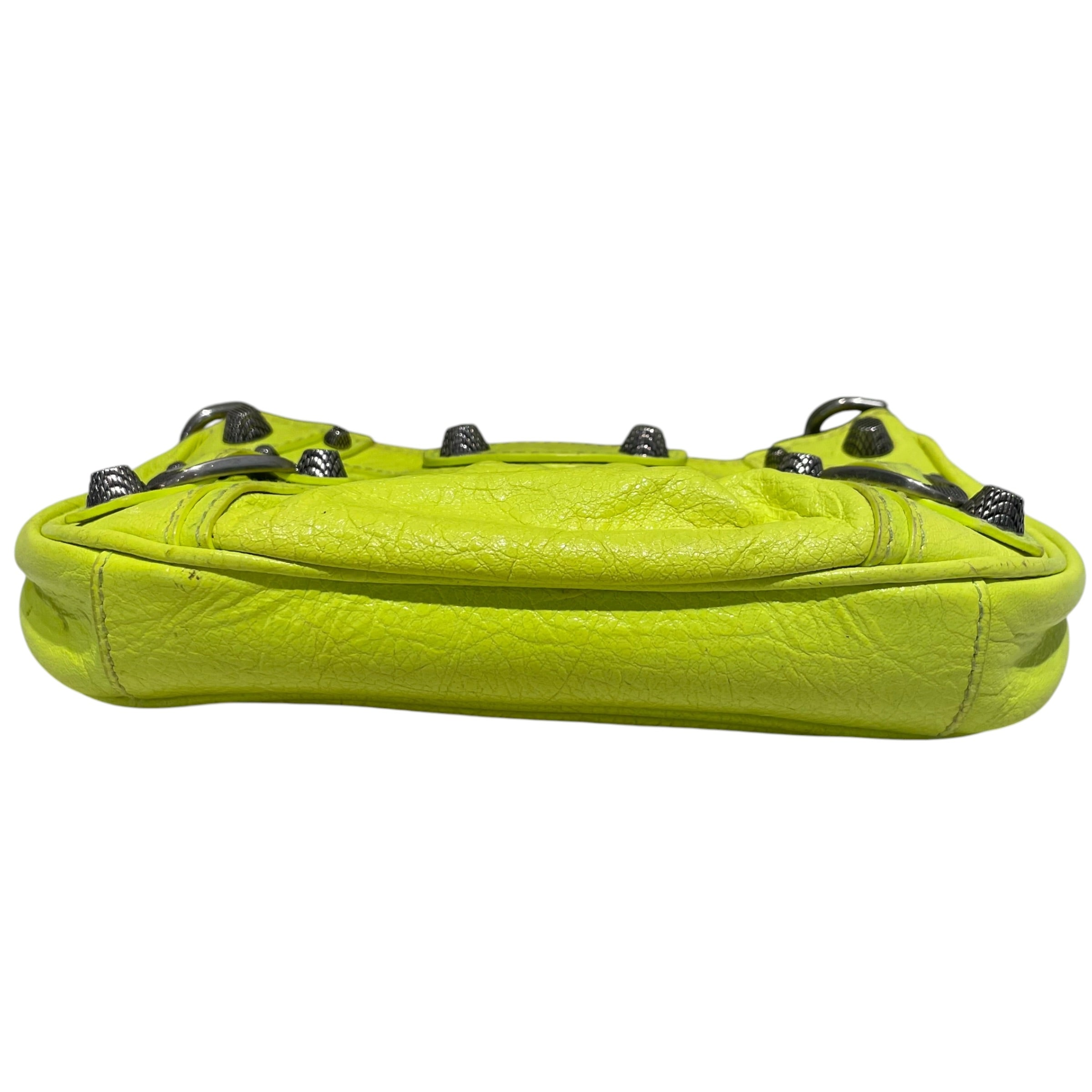 BALENCIAGA/Hand Bag/Leather/YEL/Balenciaga Mini Le Cagole view 3