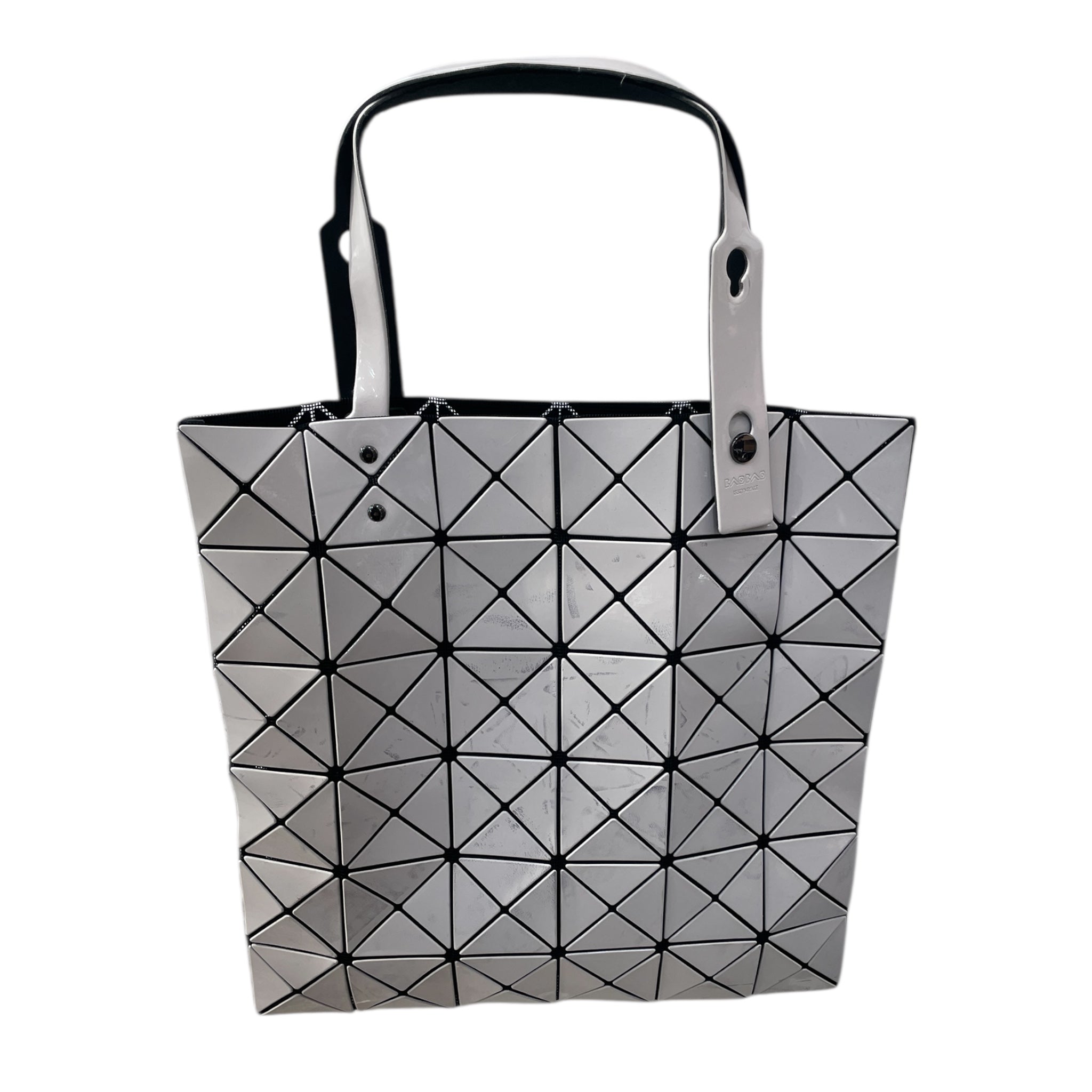 BAO BAO ISSEY MIYAKE/Tote Bag/OS/Polyester/WHT/WHT/BLK MINI PVC TOTE view 1