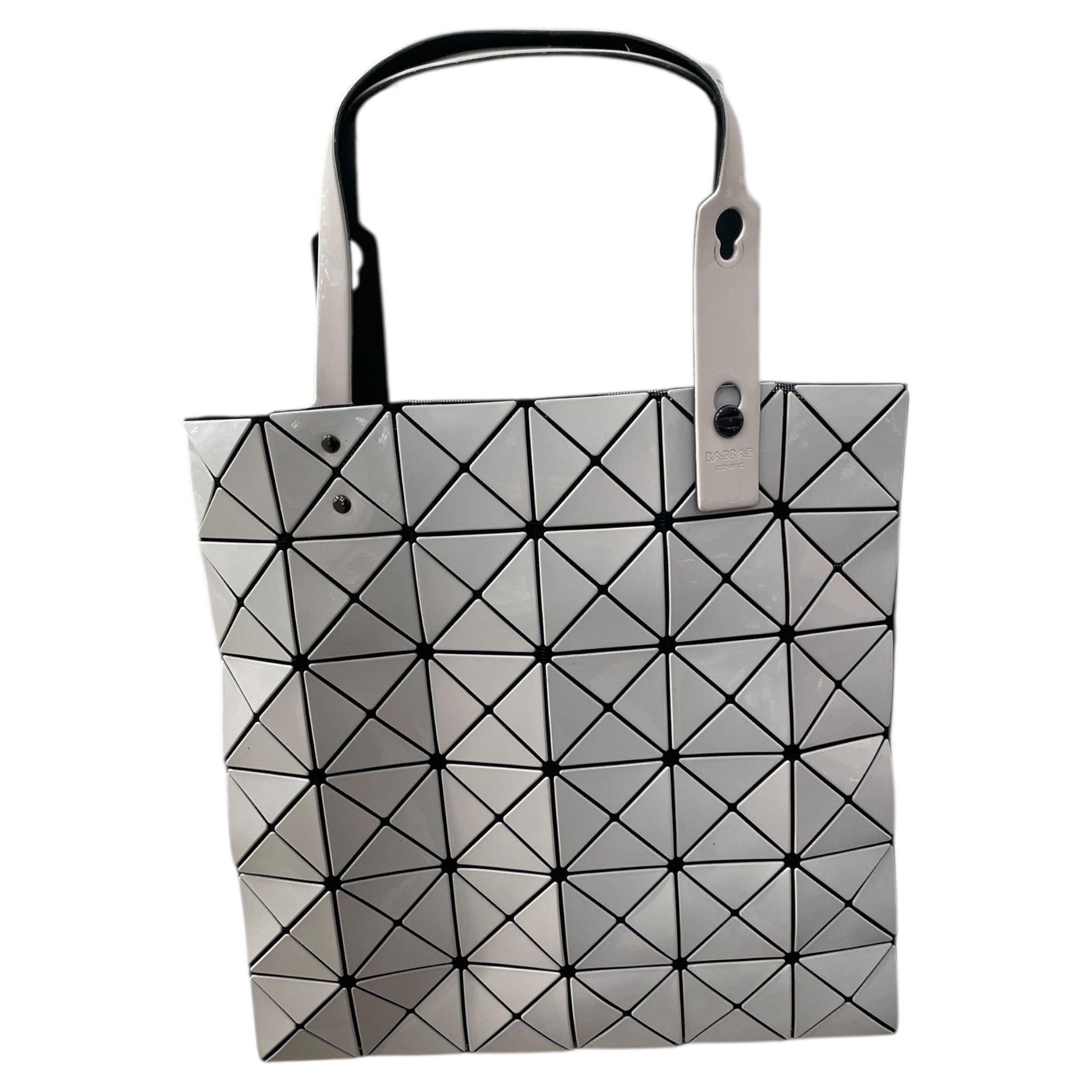 BAO BAO ISSEY MIYAKE/Tote Bag/OS/Polyester/WHT/WHT/BLK MINI PVC TOTE view 2