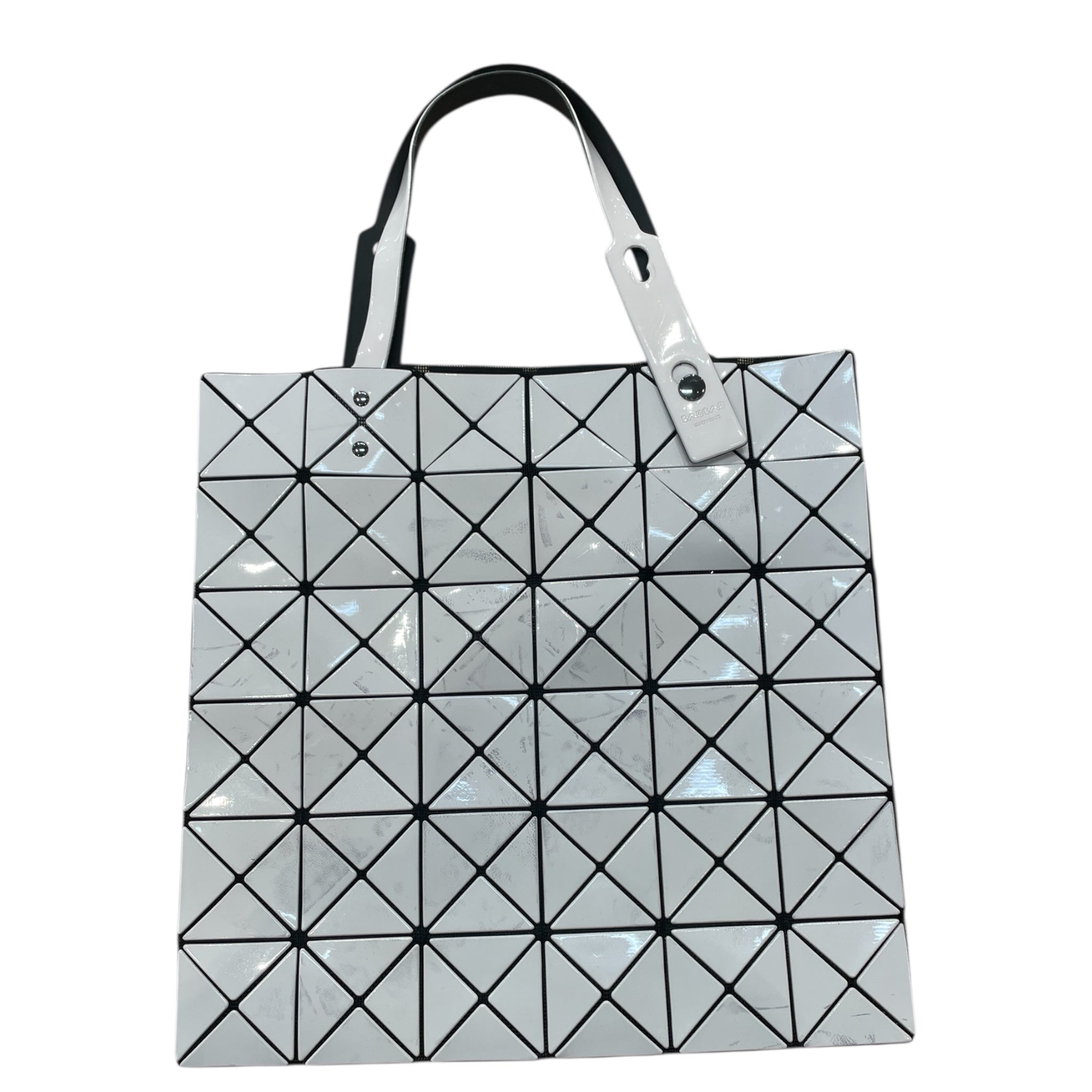 BAO BAO ISSEY MIYAKE/Tote Bag/OS/Polyester/WHT/WHT/BLK MINI PVC TOTE view 3