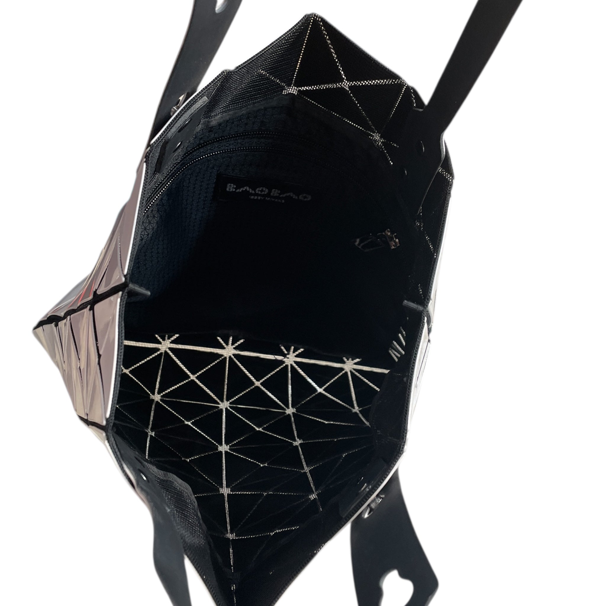 BAO BAO ISSEY MIYAKE/Tote Bag/OS/Polyester/WHT/WHT/BLK MINI PVC TOTE view 5