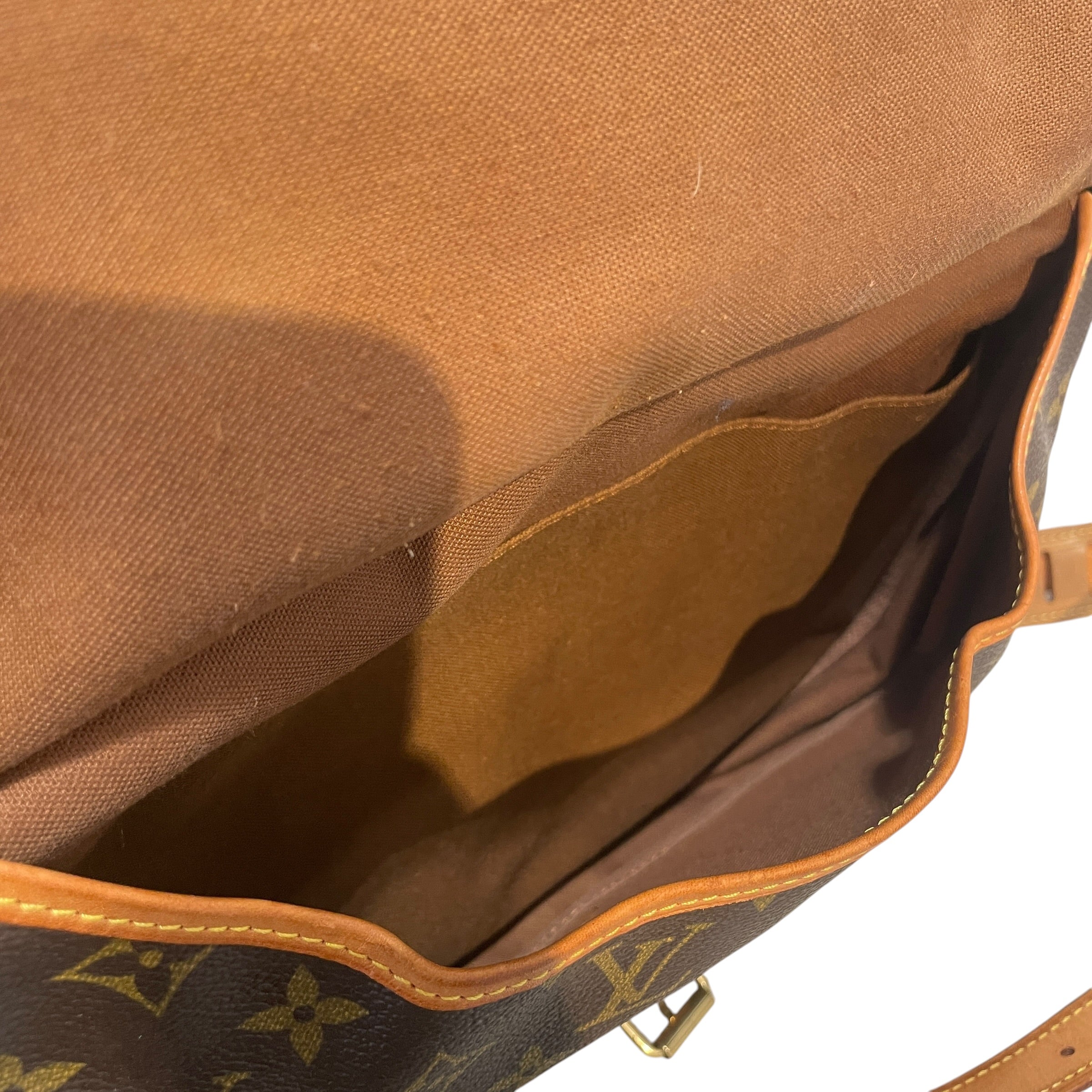 LOUIS VUITTON/Cross Body Bag/Monogram/Leather/BRW/Monogram Saumur 30 view 5