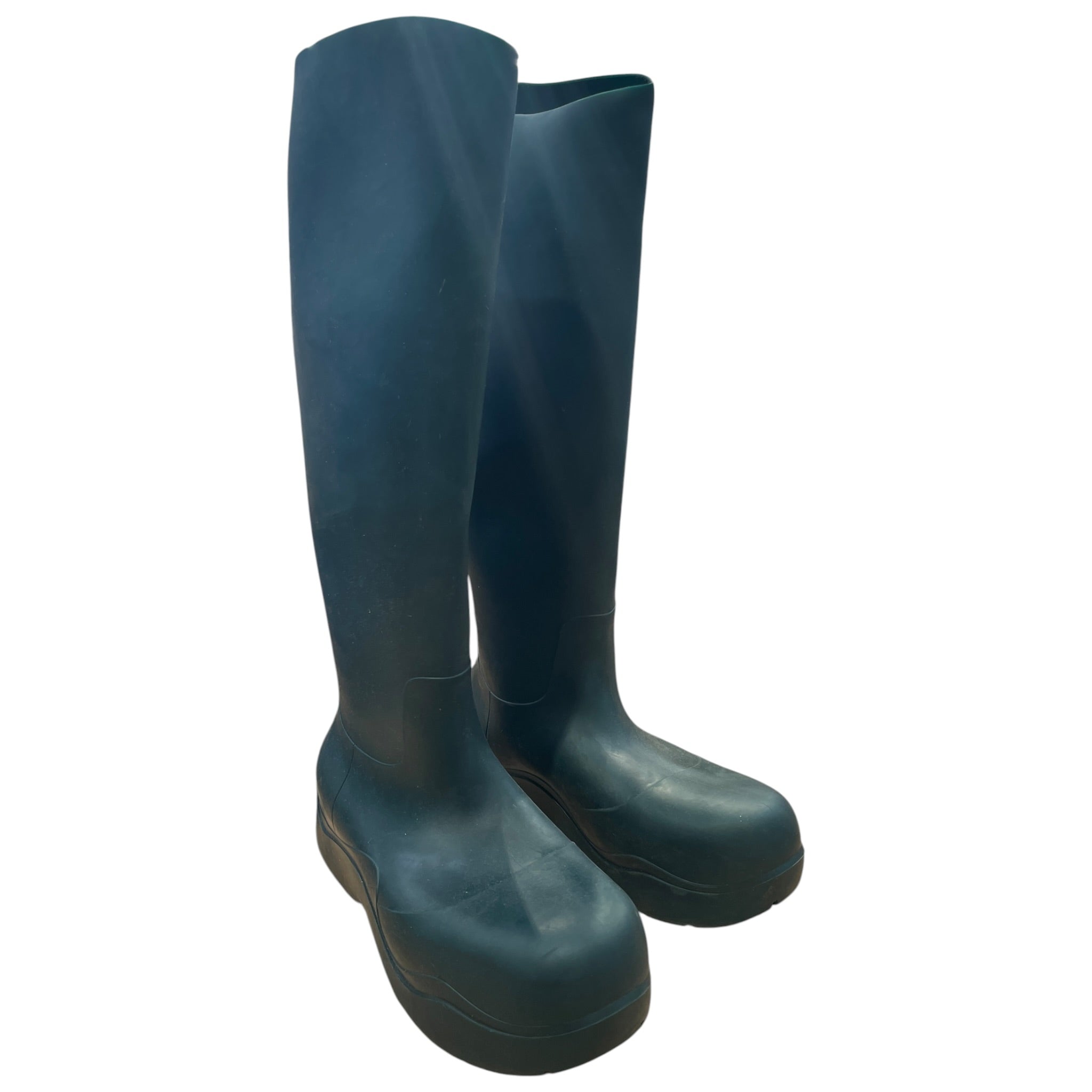 BOTTEGA VENETA/Rain Boots/EU 45/GRN/DARK GREEN KNEE-HIGH view 1