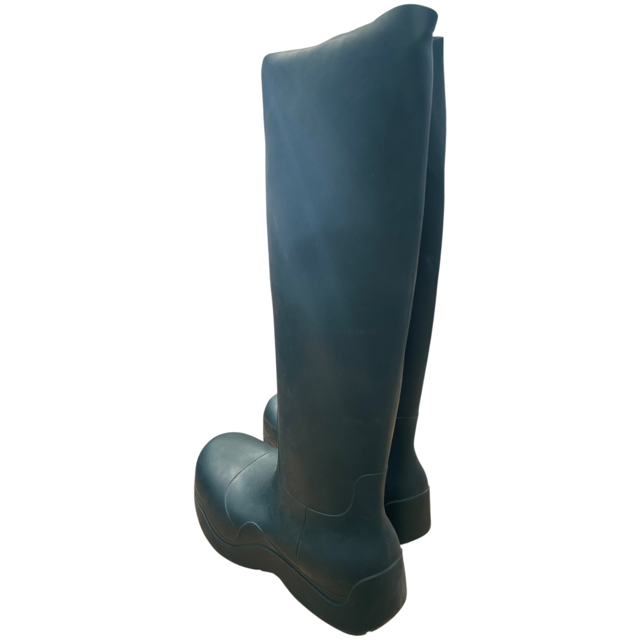 BOTTEGA VENETA/Rain Boots/EU 45/GRN/DARK GREEN KNEE-HIGH view 2