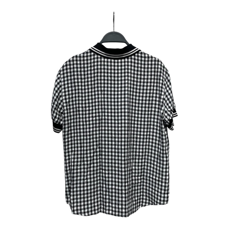 Jean Paul Gaultier/Shirt/42/Plaid/Cotton/WHT/blk