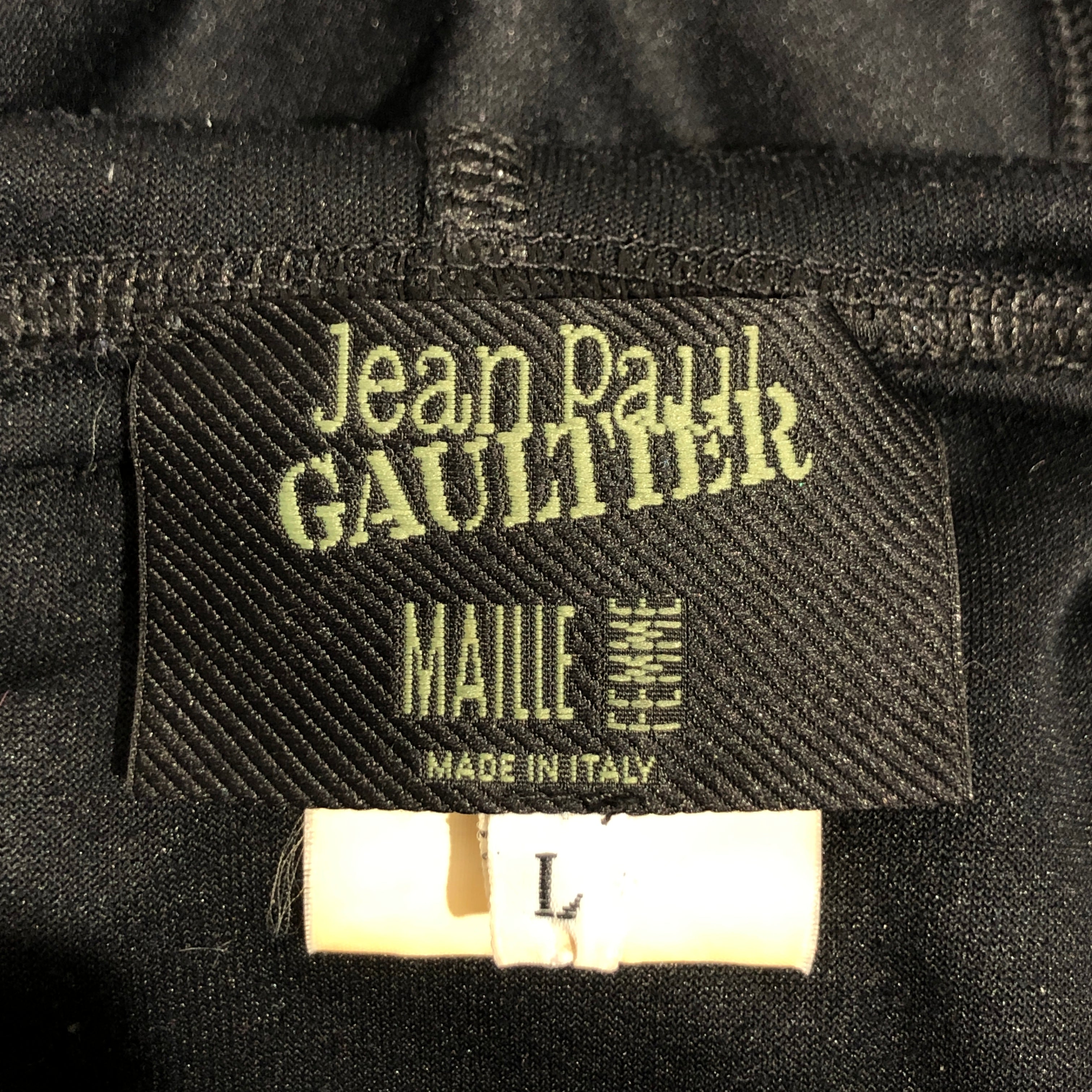 Jean Paul Gaultier/Hoodie/L/BLK/MAILLE FUZZI ZIP W/SILK LINING view 3