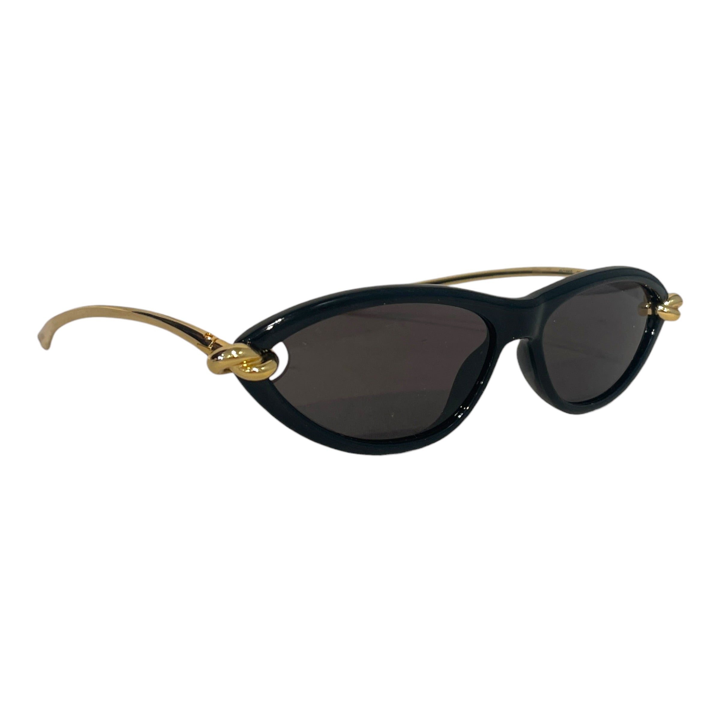 BOTTEGA VENETA/Sunglasses/Metal/BLK/L's/Knot Cat Eye Glasses view 1