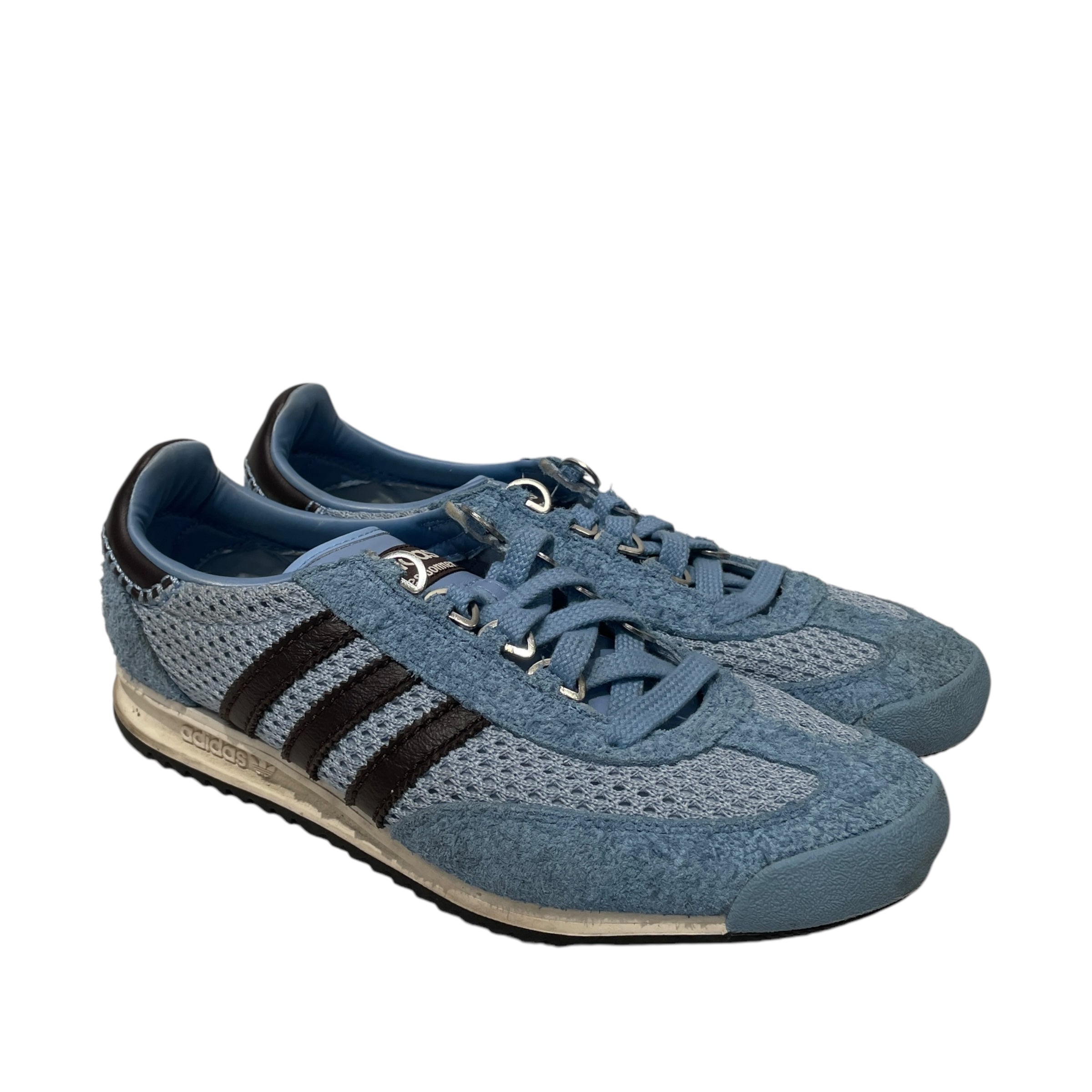 WALES BONNER/Low-Sneakers/US 9.5/Suede/BLU/ view 1