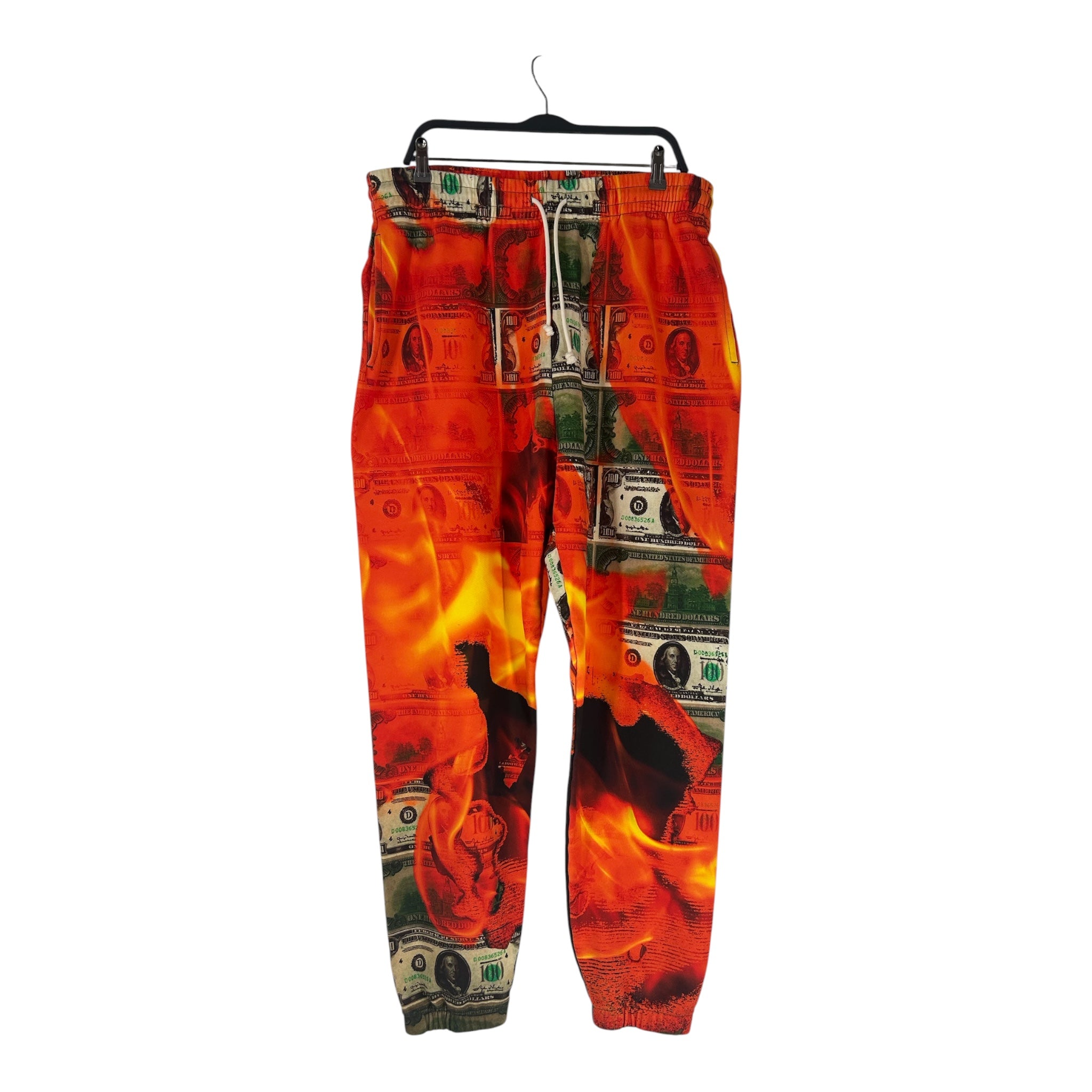 DENIM TEARS/Pants/XL/Cotton/ORN/All Over Print/MONEY ON FIRE SWEATS view 1