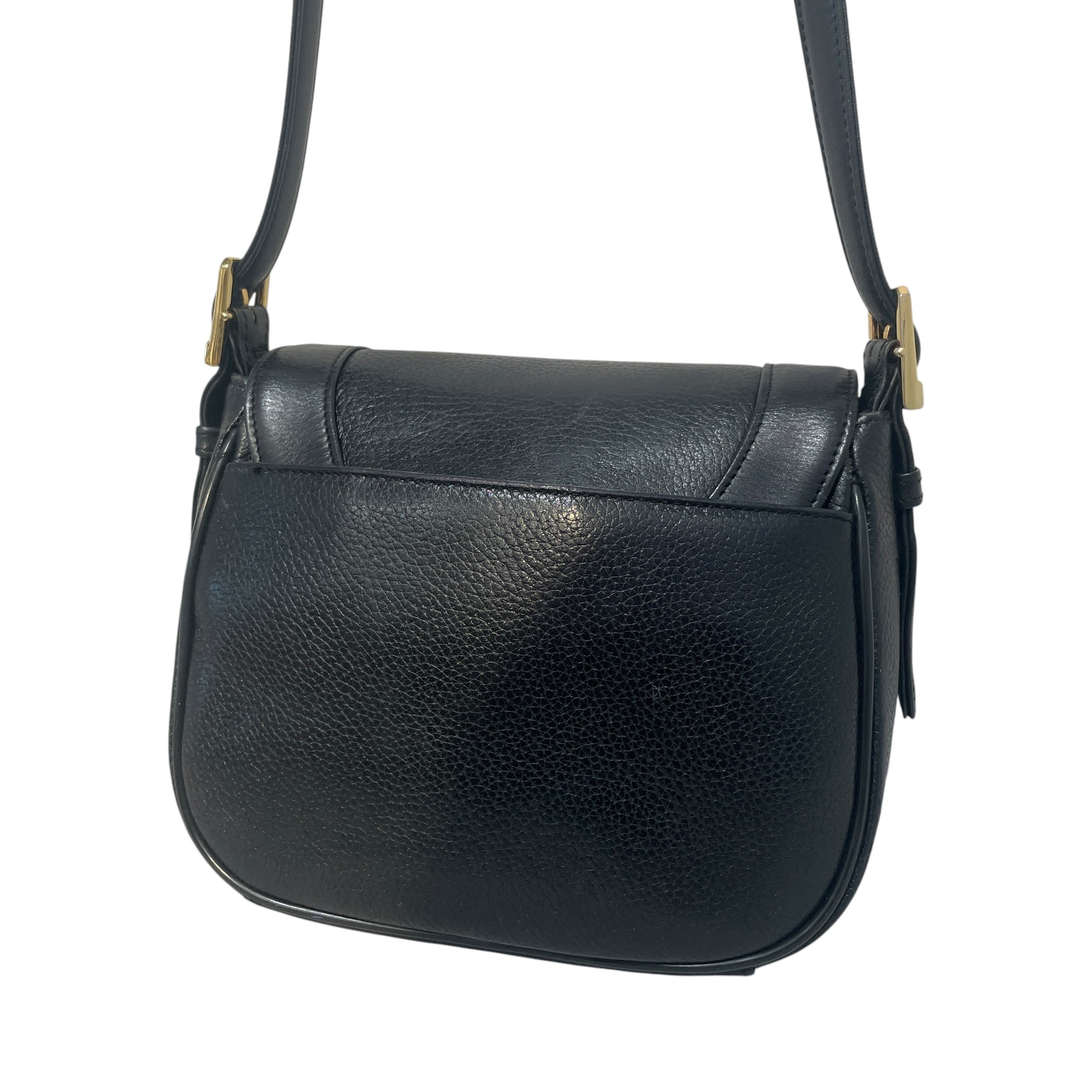 MCM/Cross Body Bag/Leather/BLK/Studded Leather Flap view 4