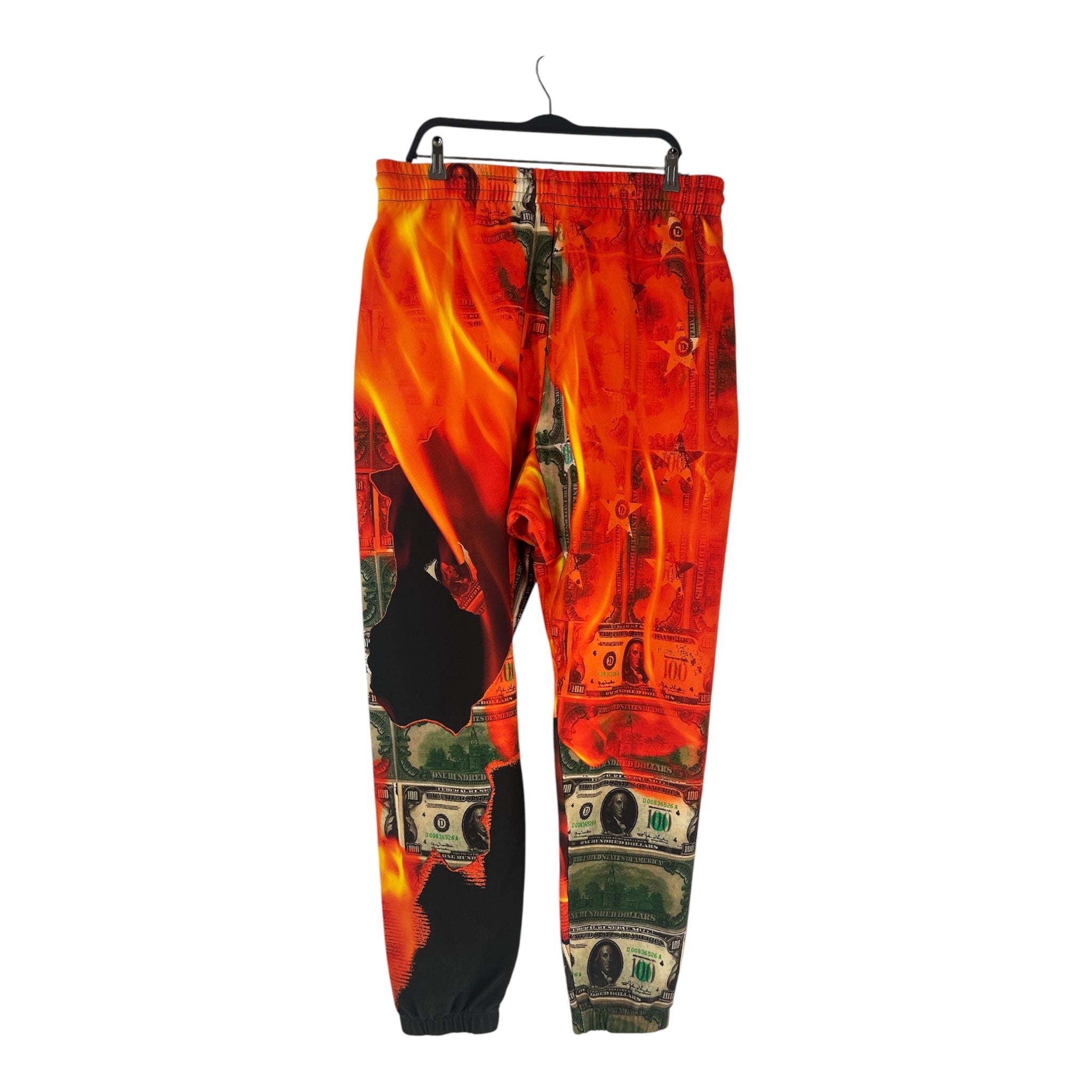 DENIM TEARS/Pants/XL/Cotton/ORN/All Over Print/MONEY ON FIRE SWEATS view 2