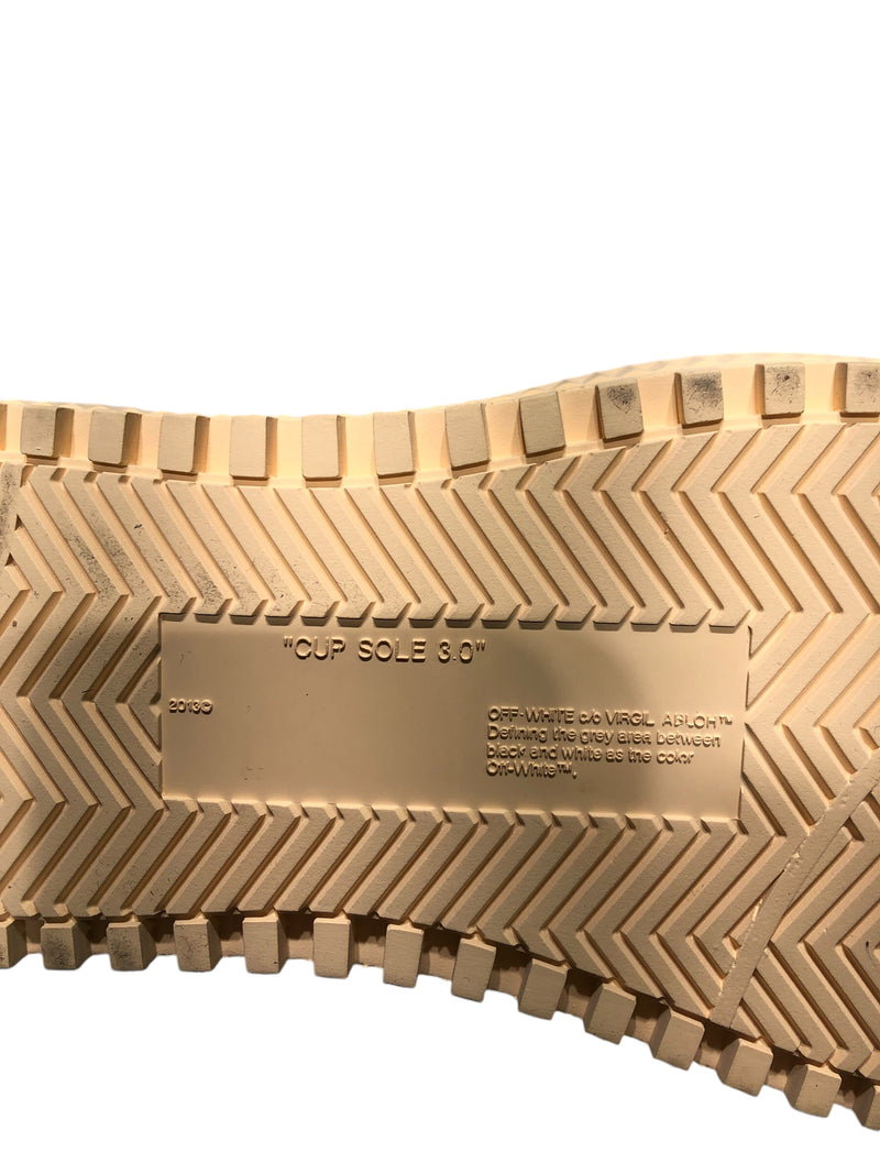 OFF-WHITE/Hi-Sneakers/US 7/Leather/PNK/COURT 3.0