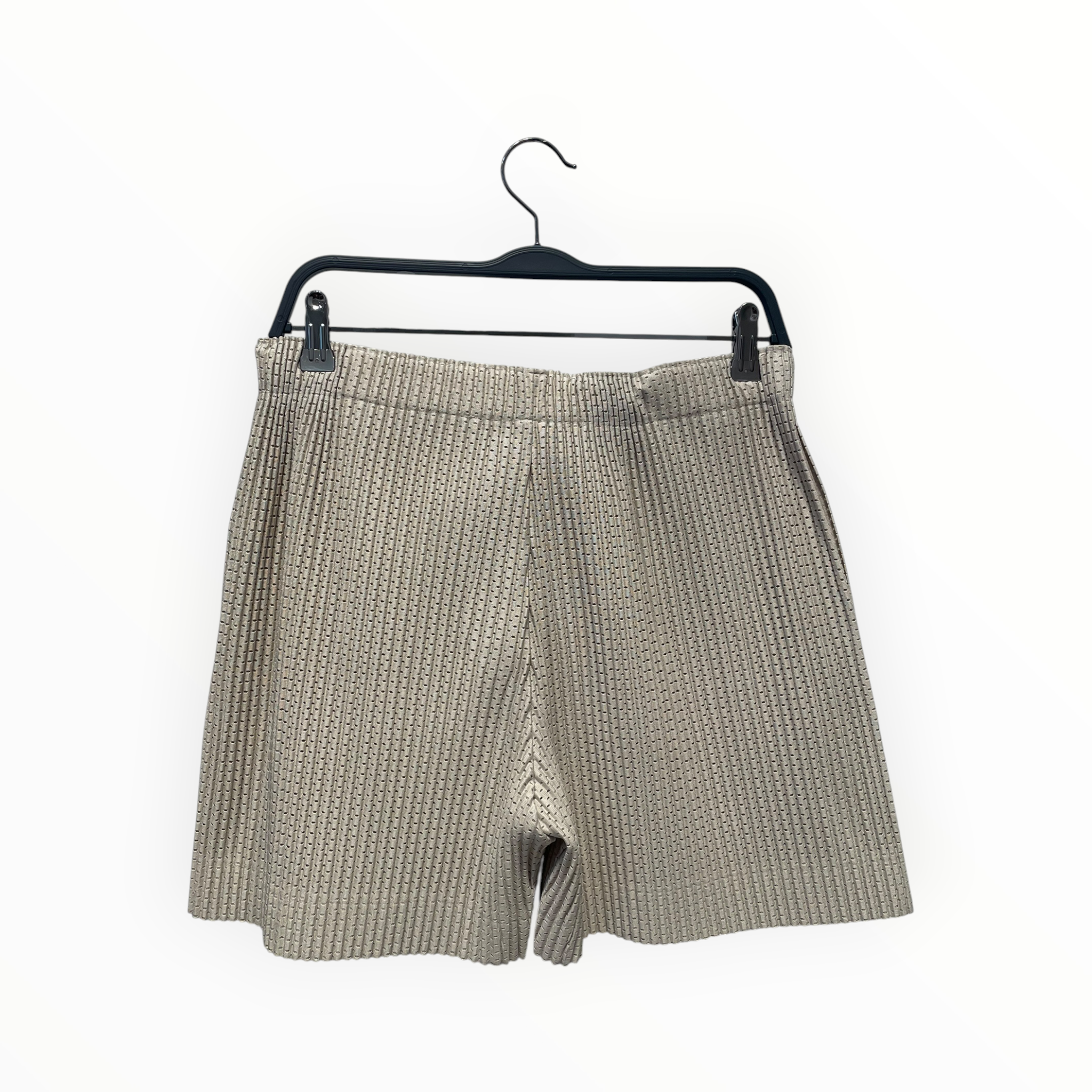 HOMME PLISSE ISSEY MIYAKE/Shorts/M/Polyester/GRN/PLEATED SHORTS view 2