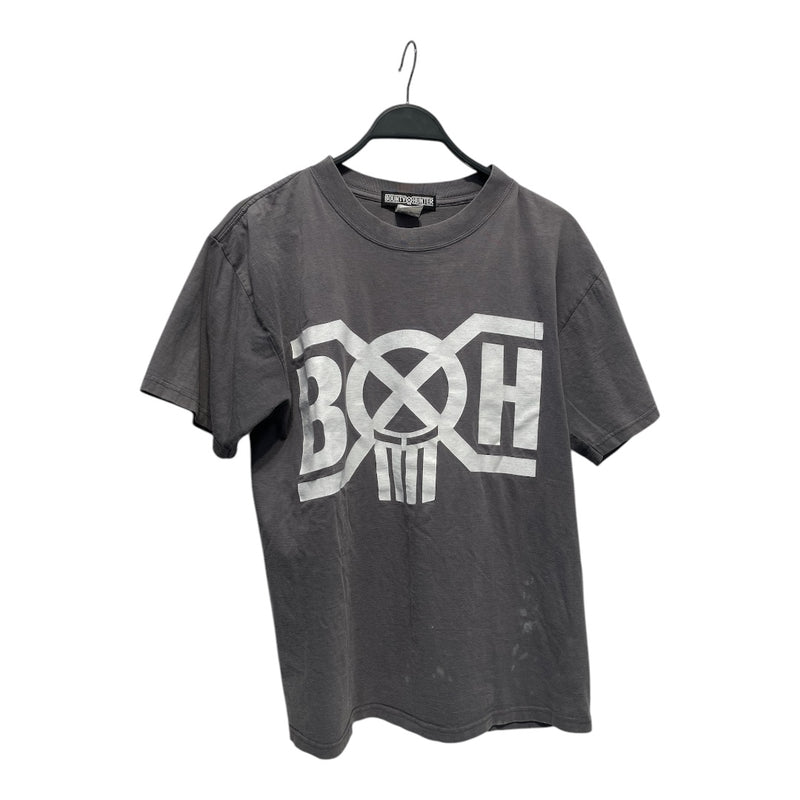BOUNTY HUNTER/T-Shirt/L/Cotton/GRY/Graphic/rn