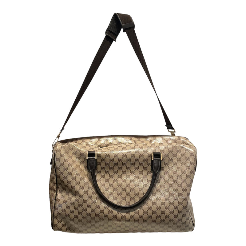GUCCI/Boston Bag/Monogram/Leather/BRD/crystal duffle bag