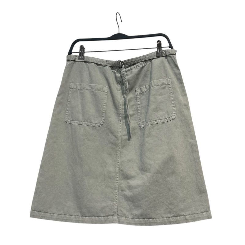 DRIES VAN NOTEN/Skirt/40/Cotton/GRY/BAKER POCKETS WITH BELT ATTACH