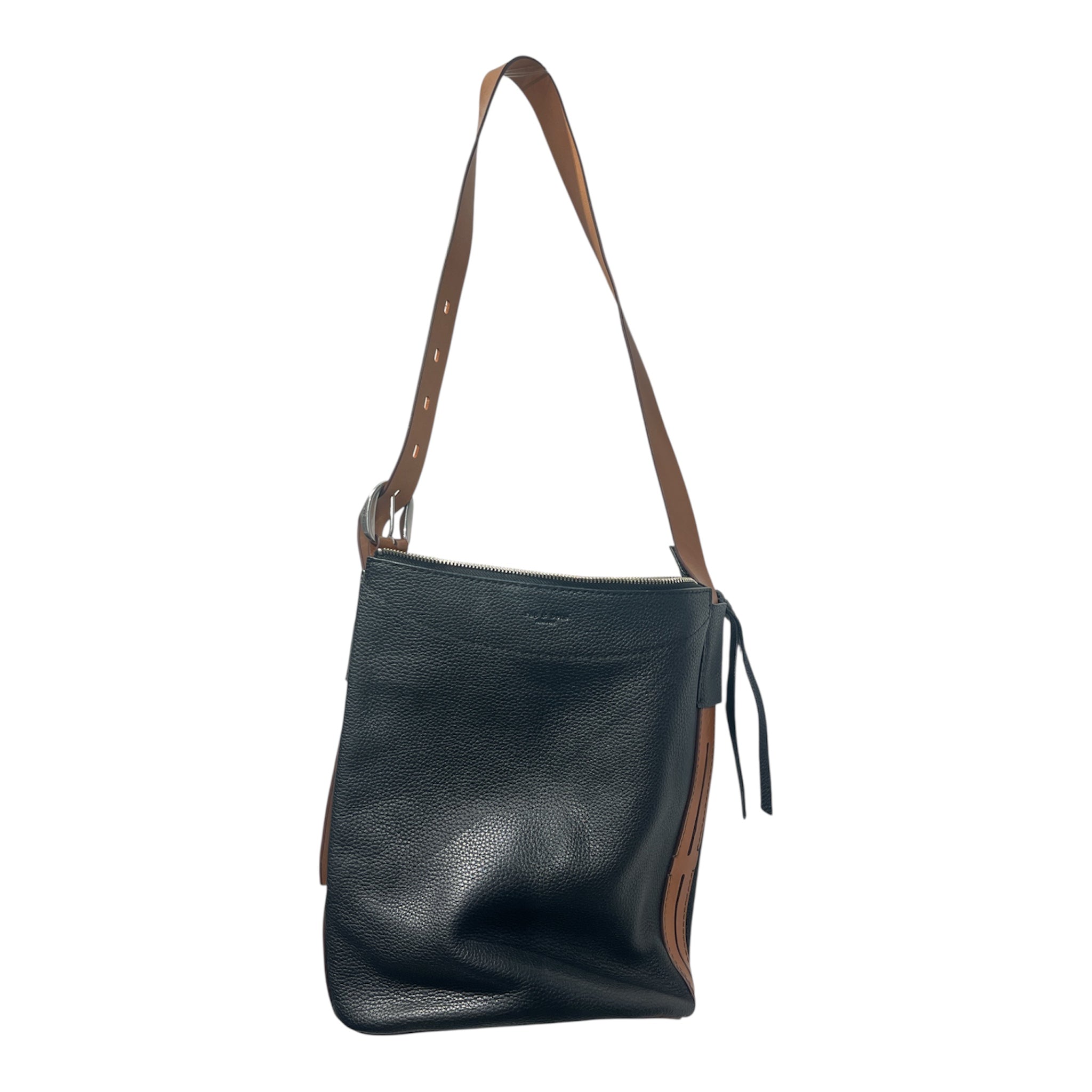 rag & bone/Cross Body Bag/Leather/BLK/BROWN STRAP SILVER DETAIL view 1
