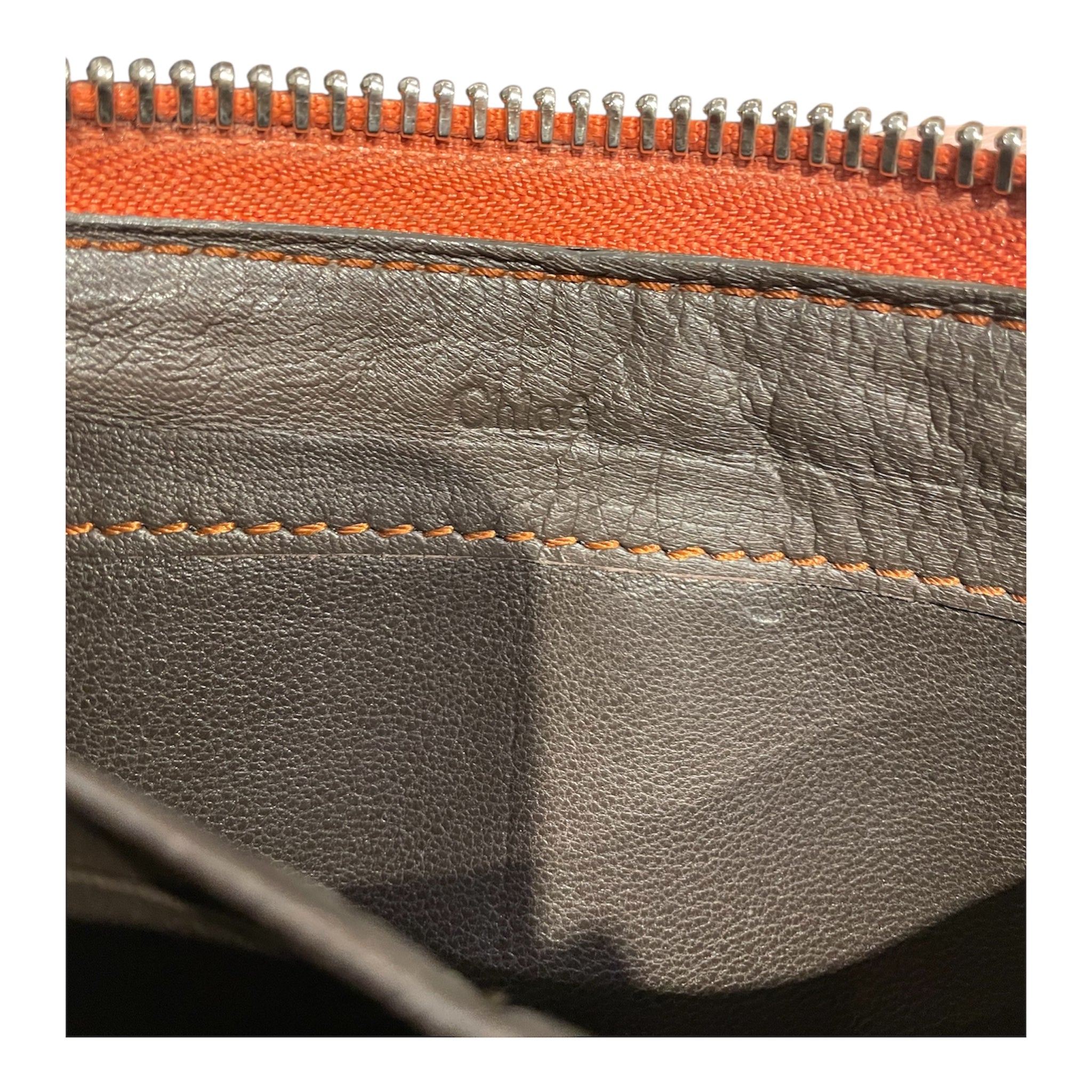 Chloe/Long Wallet/Leather/ORN/PADDINGTON WALLET ORNG view 3