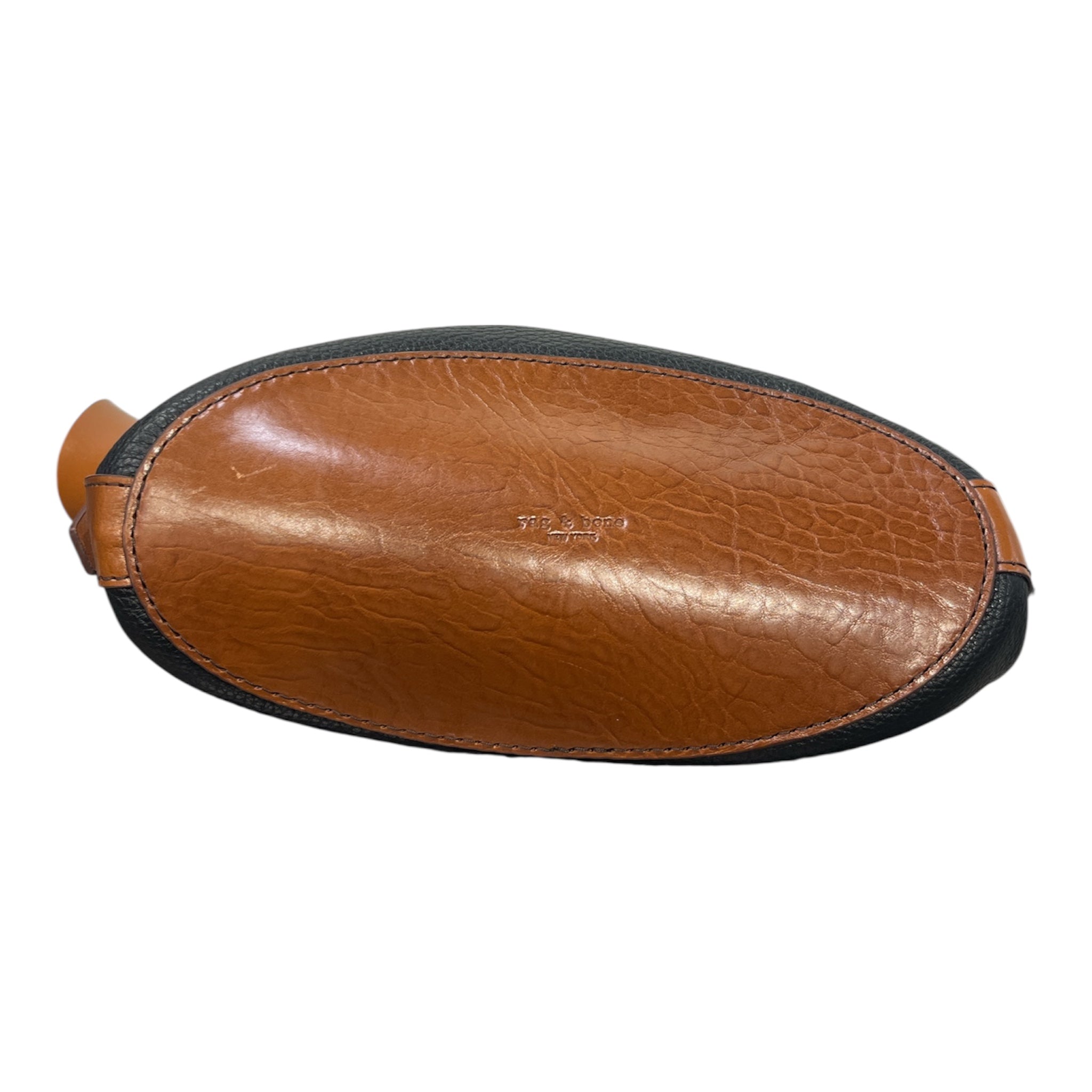 rag & bone/Cross Body Bag/Leather/BLK/BROWN STRAP SILVER DETAIL view 3