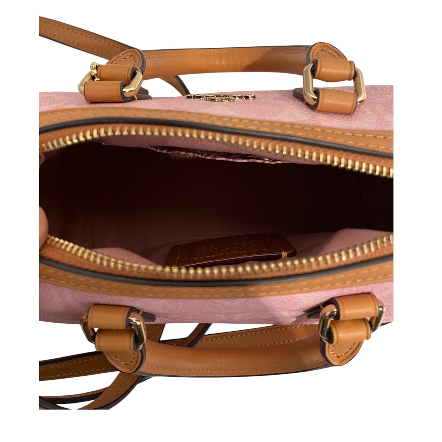 COACH/Cross Body Bag/Monogram/PNK/Mini Rowan M2557-CEK79 view 3