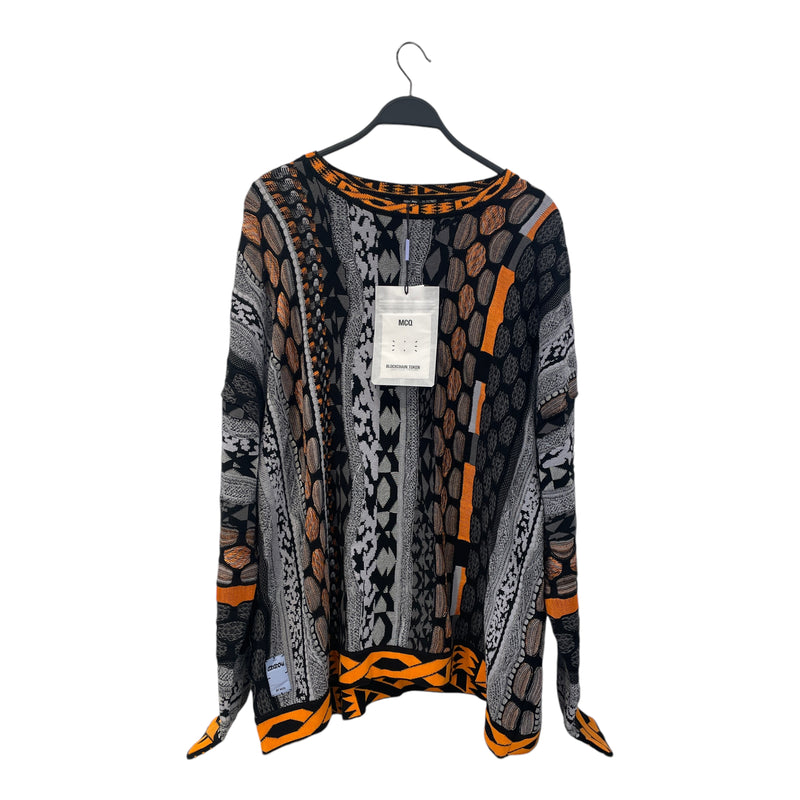 McQ Alexander McQueen/Sweater/L/Multicolor/Cotton/All Over Print/700203 rtn01 1000