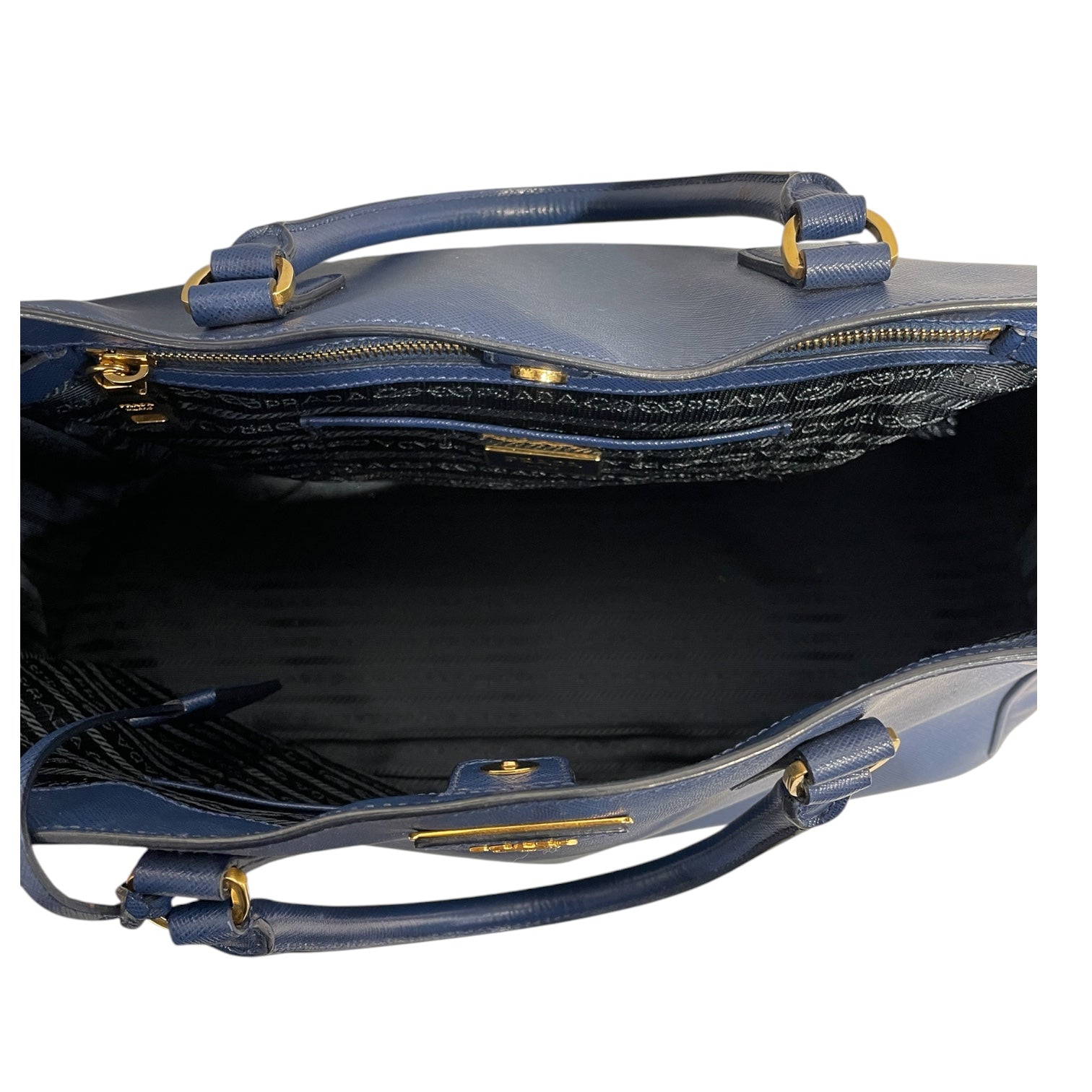 PRADA/Bag/NVY/Galleria 31/E As Is view 3