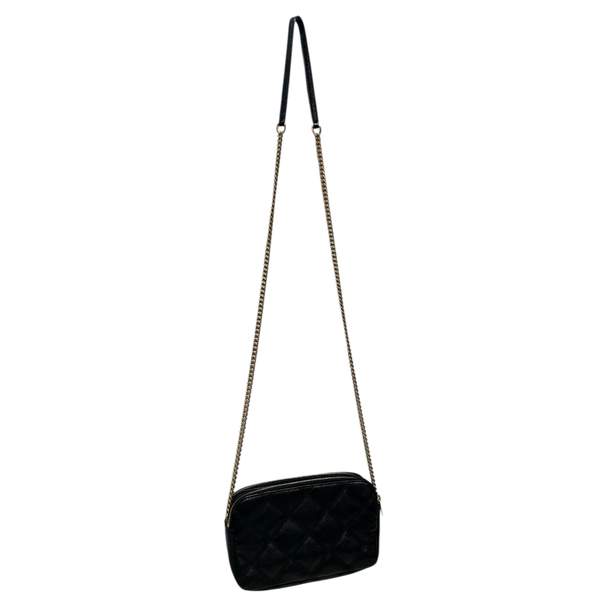 SAINT LAURENT/Cross Body Bag/Leather/BLK/Becky Double Zip view 2