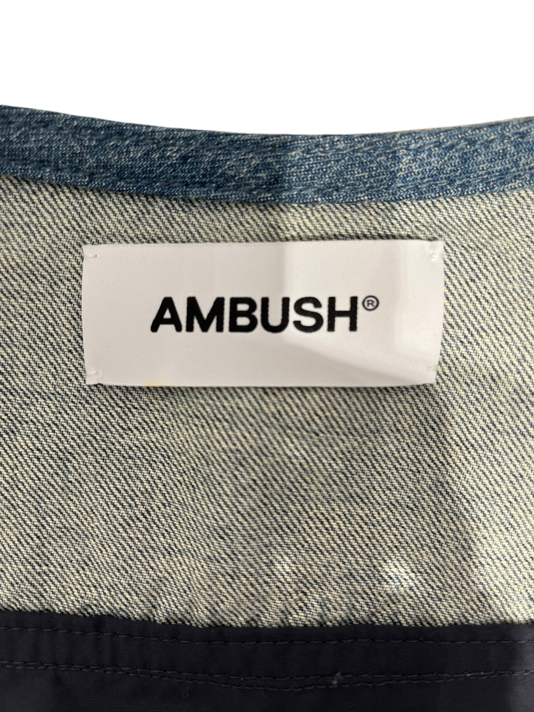 AMBUSH/SS Blouse/XS/Denim/BLU/ view 3