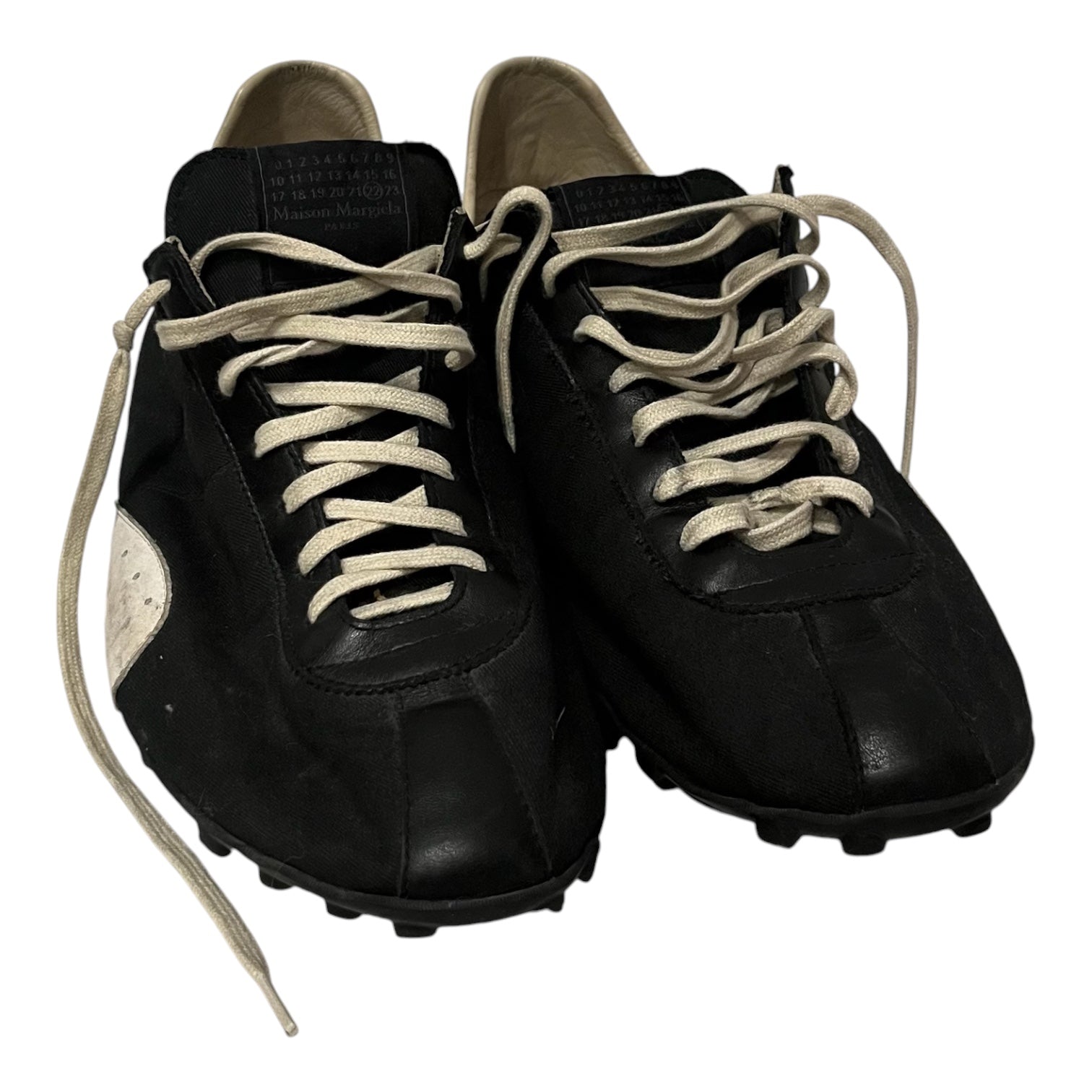 Maison Margiela/Low-Sneakers/US 10/Cotton/BLK/sprinters view 1