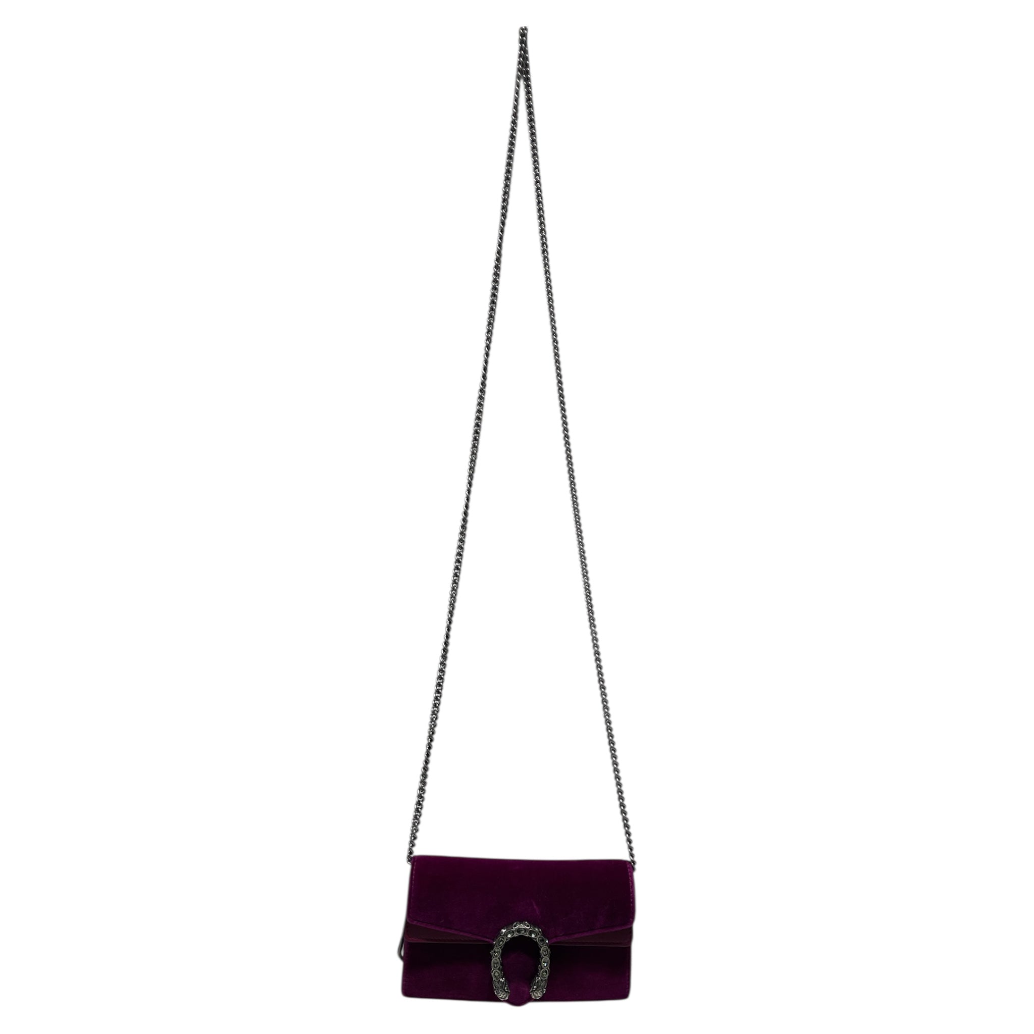 GUCCI/Bag/Velour/PPL/dionysus super mini view 1