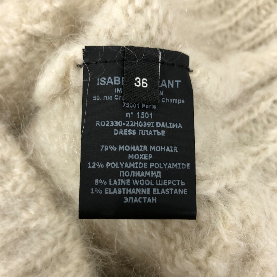 ISABEL MARANT/LS Dress/36/Mohair/CRM/Knit Sweater Dress view 4