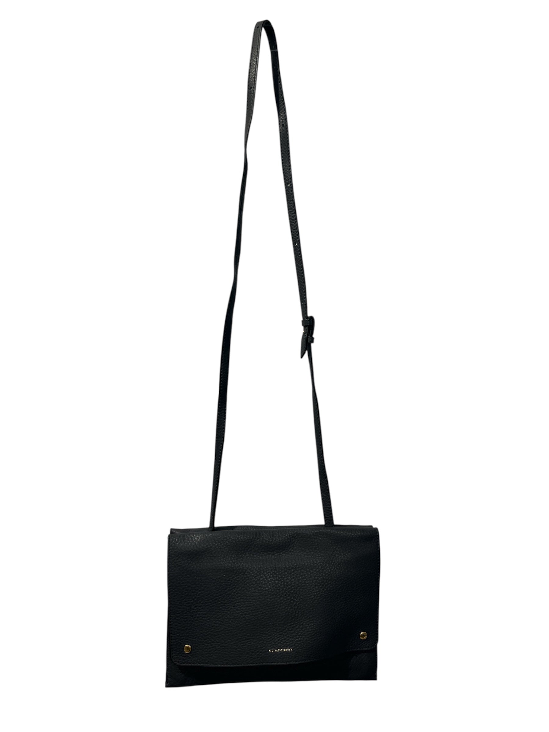 BURBERRY/Cross Body Bag/Leather/IDG/PEBBLE LEATHER GOLD HARDWARE view 1