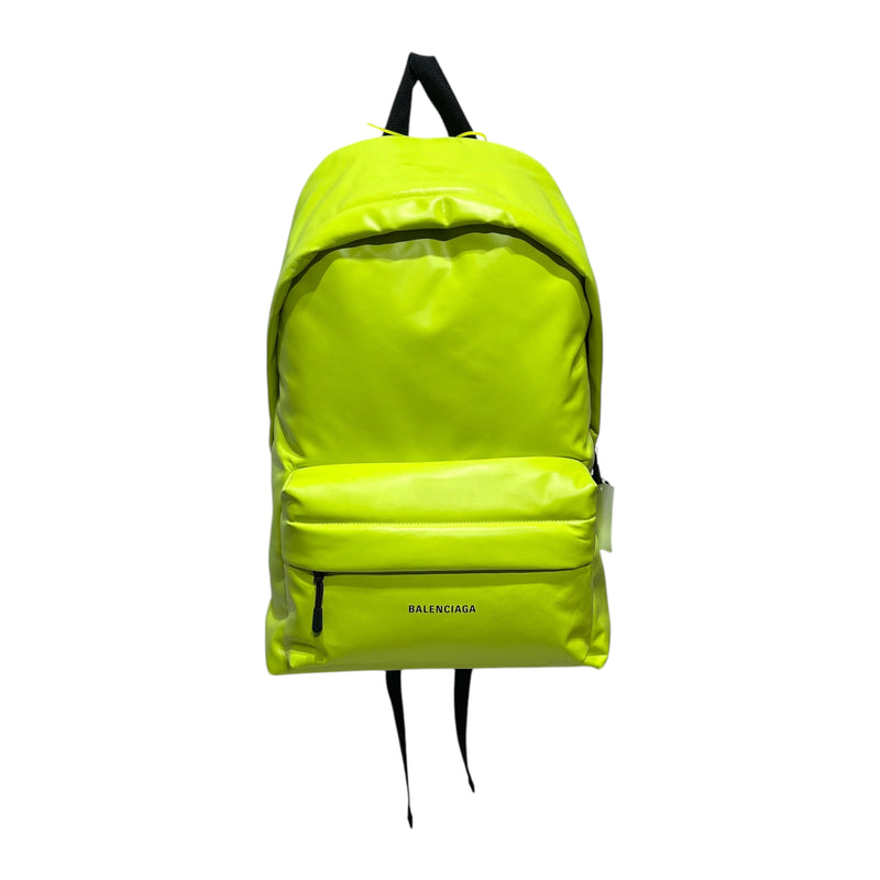 BALENCIAGA/Backpack/Nylon/YEL/FLUO YELLOW BACKPACK
