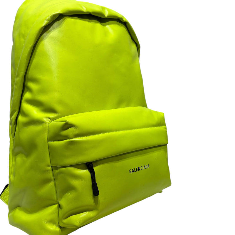 BALENCIAGA/Backpack/Nylon/YEL/FLUO YELLOW BACKPACK
