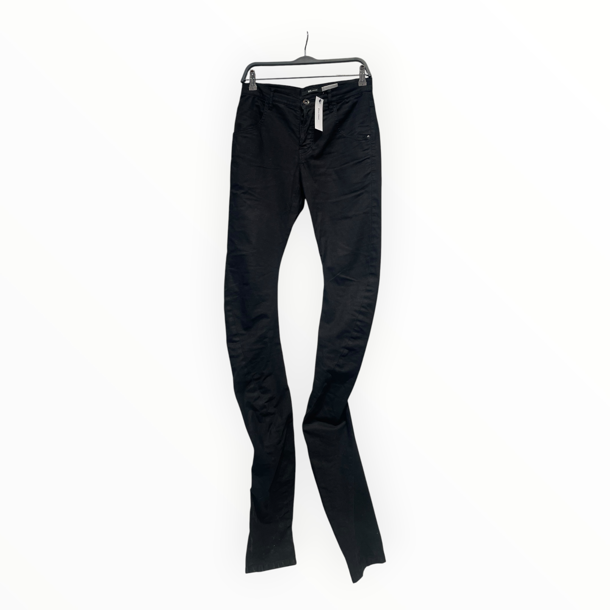 MA JULIUS/Pants/2/Denim/BLK/COTTON TWILL SKINNY view 1