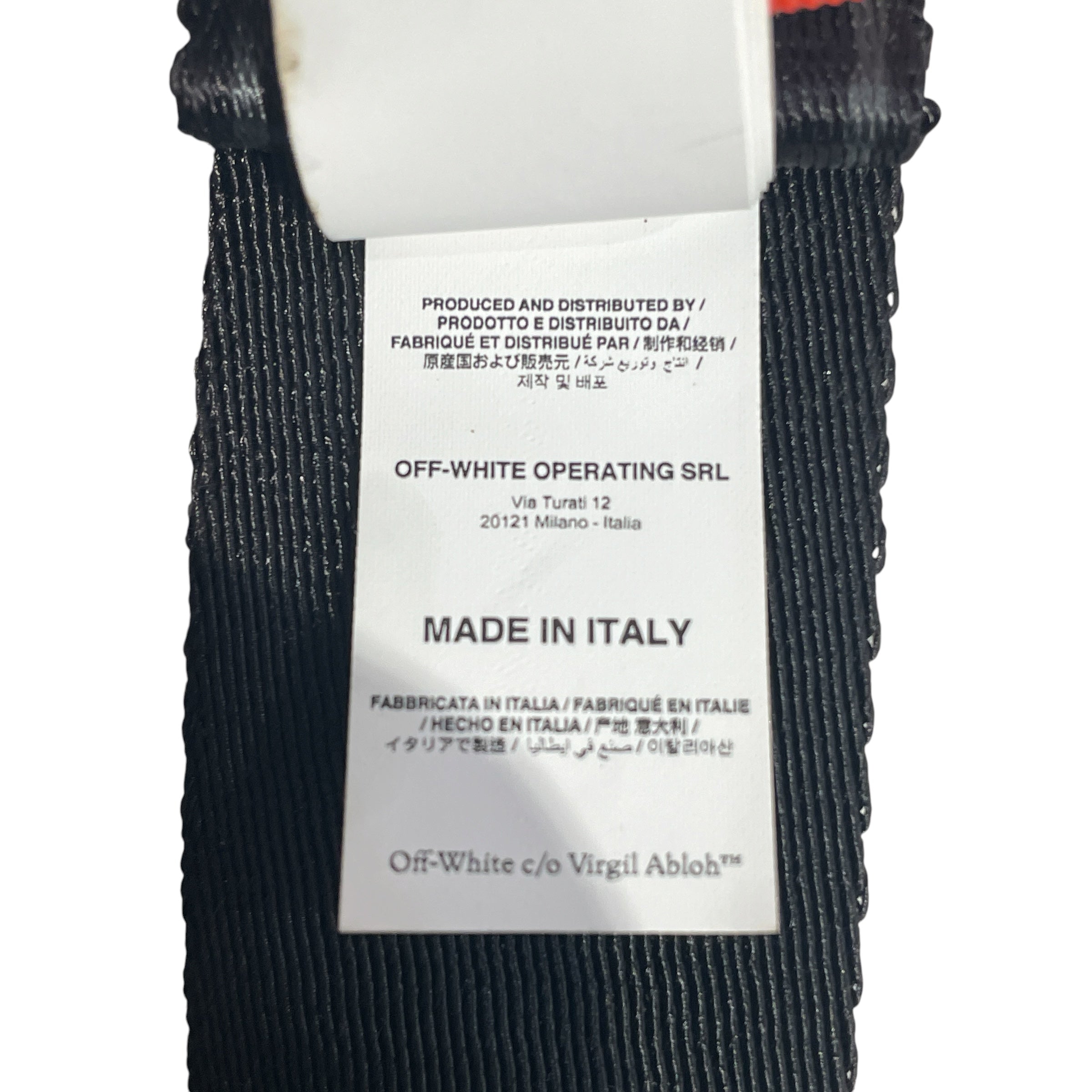 OFF-WHITE/Belt/Monogram/Cotton/BLK/M's/ view 7