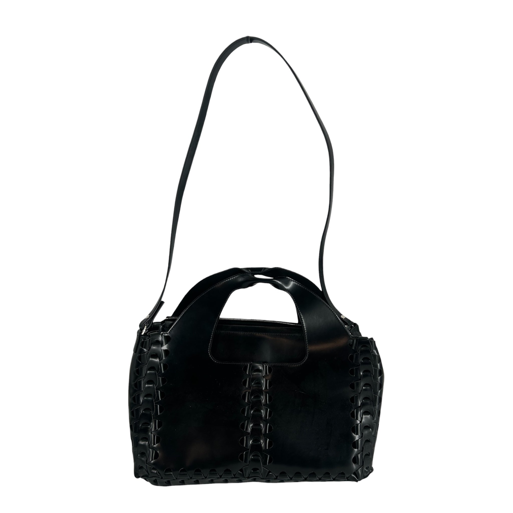 THE ROW/Cross Body Bag/Leather/BLK/BRAIDED