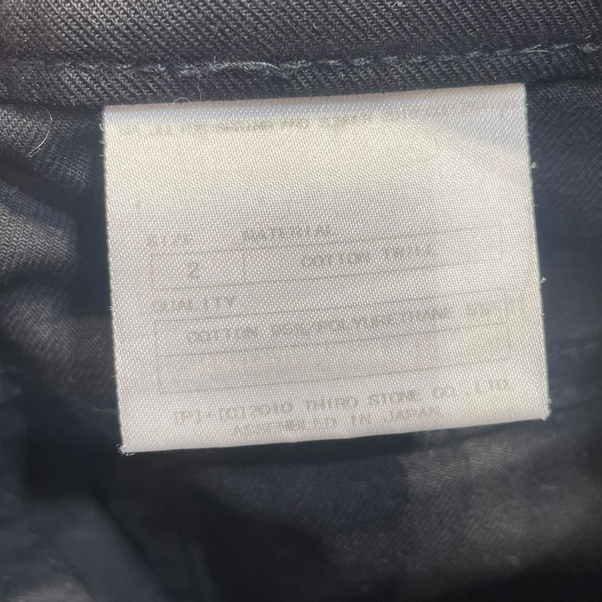 MA JULIUS/Pants/2/Denim/BLK/COTTON TWILL SKINNY view 4