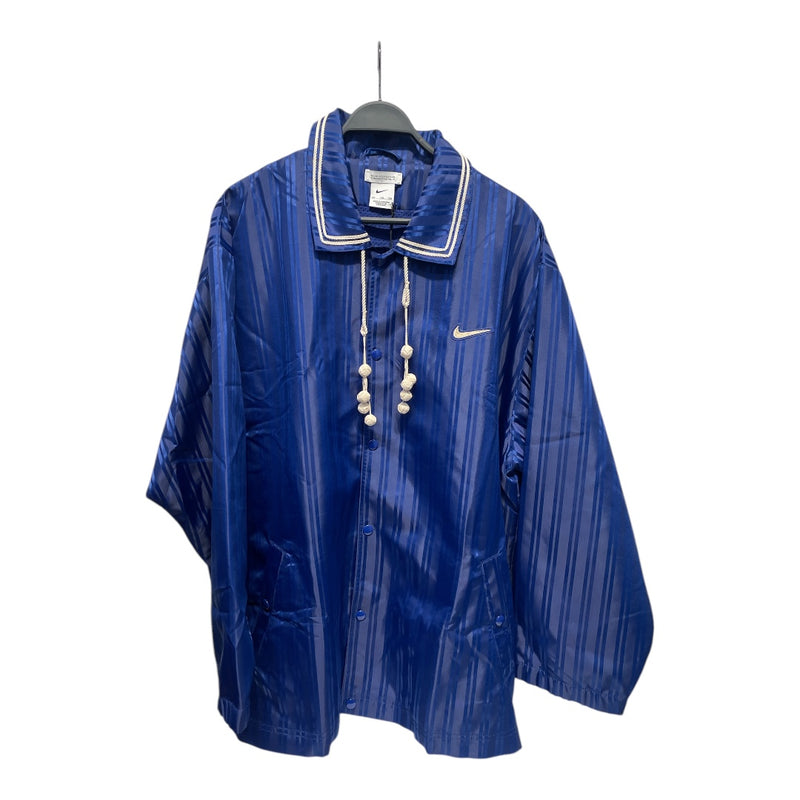 NIKE/LS Shirt/XXL/Polyester/NVY/Stripe/BODE X NIKE