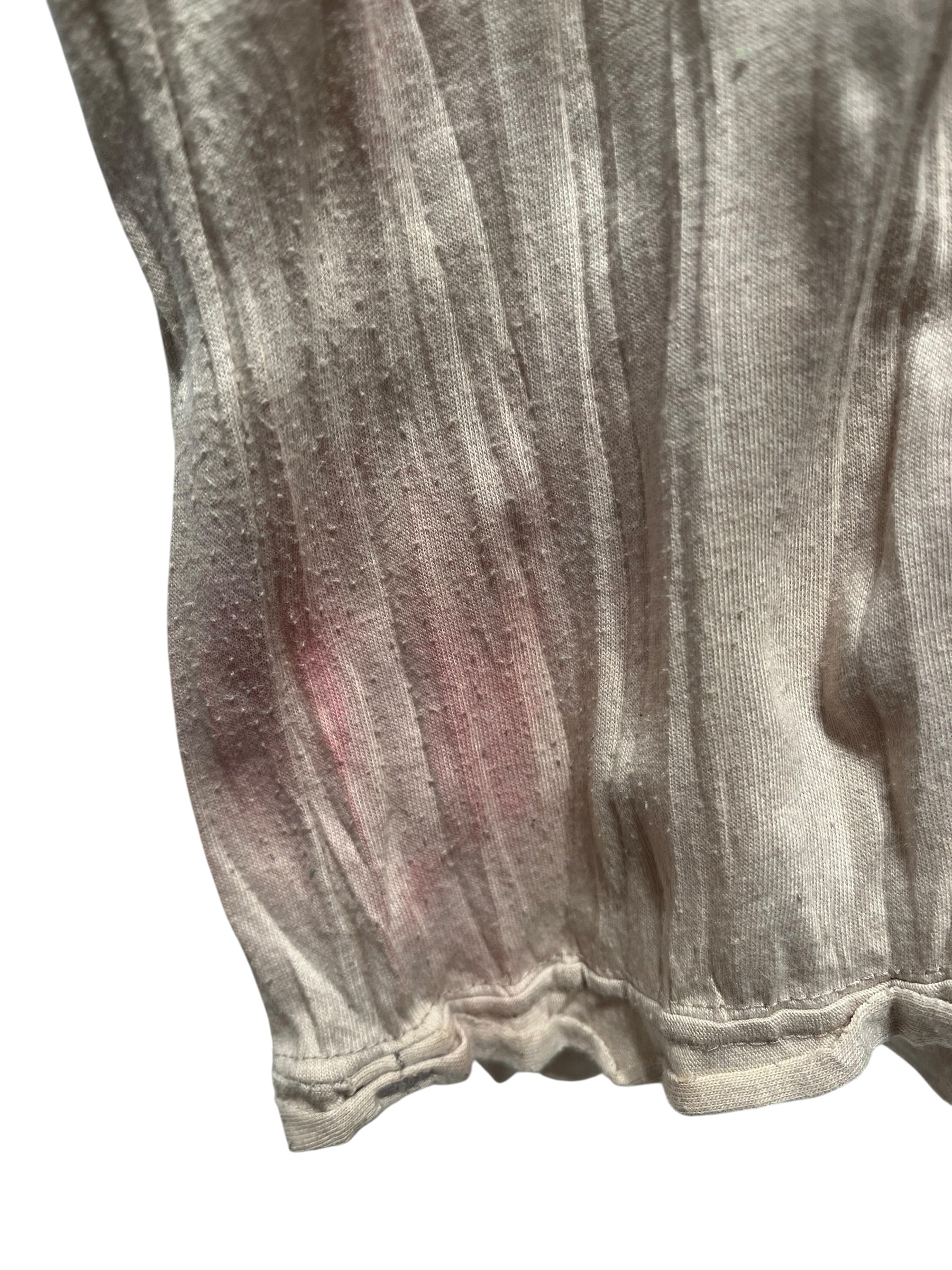 ISSEY MIYAKE/T-Shirt/4/Polyester/BEG/red sleeve view 5