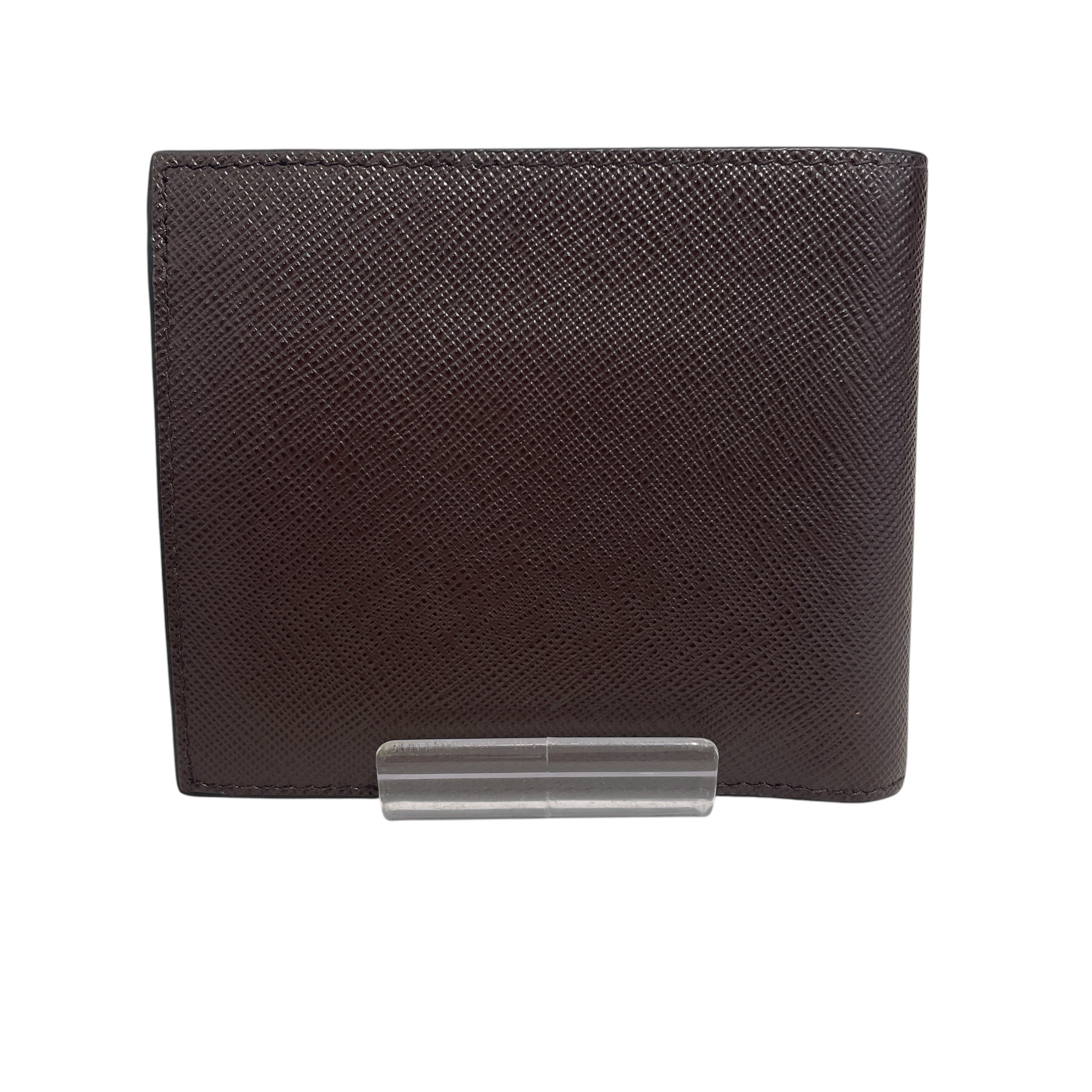 PRADA/Bifold Wallet/Leather/BRW/M's/SAFFIANO view 2