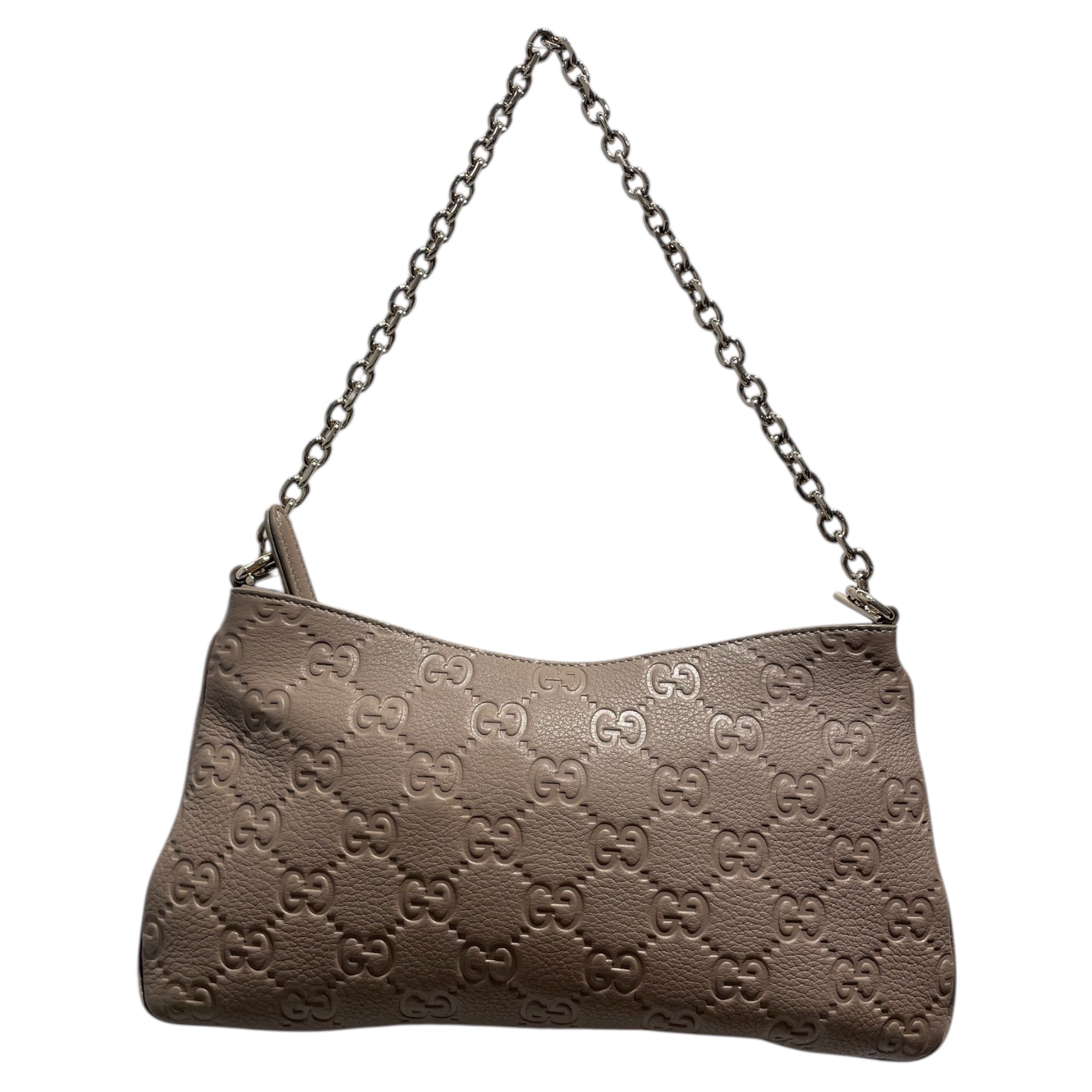 GUCCI/Hand Bag/Monogram/CRM/GG Emblem Monogram Cream view 2