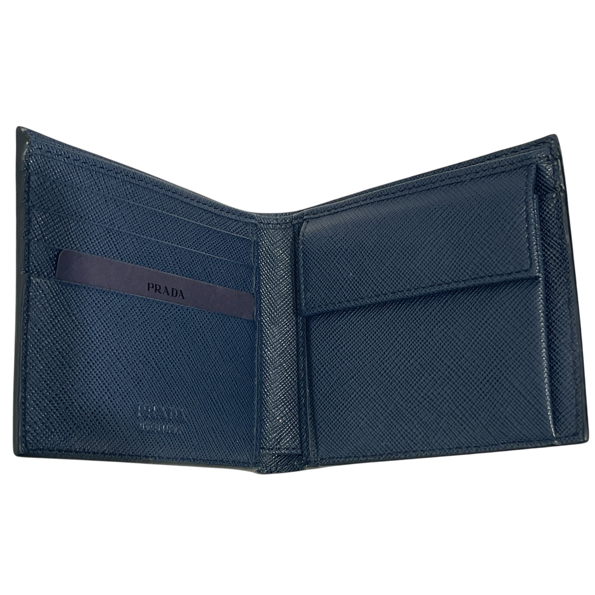 PRADA/Bifold Wallet/Leather/BRW/M's/SAFFIANO view 3